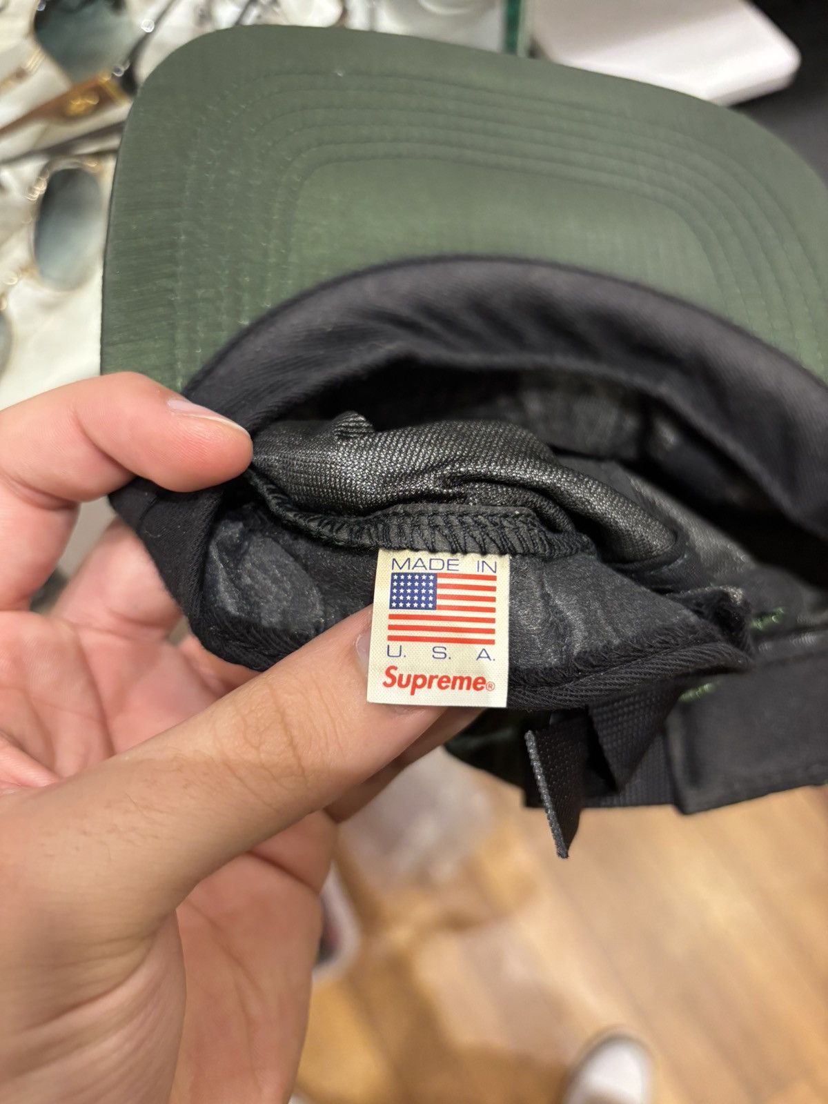 Supreme Supreme Fw17 Washed nylon Camp Cap Size ONE SIZE - 4 Thumbnail