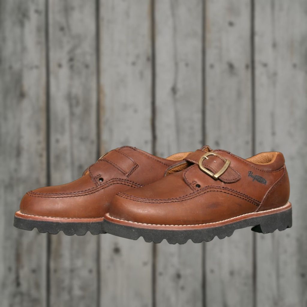 Vasque Vasque Sonoma Brown Leather Monk Buckle Strap Low Boot Oxfords Women's Sz. 9 Size US 9 / IT 39 - 1 Thumbnail