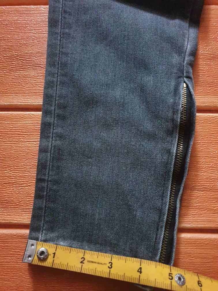 Japanese Brand 💥Lee riders custom zipper leg distressed jeans Size US 30 / EU 46 - 6 Thumbnail
