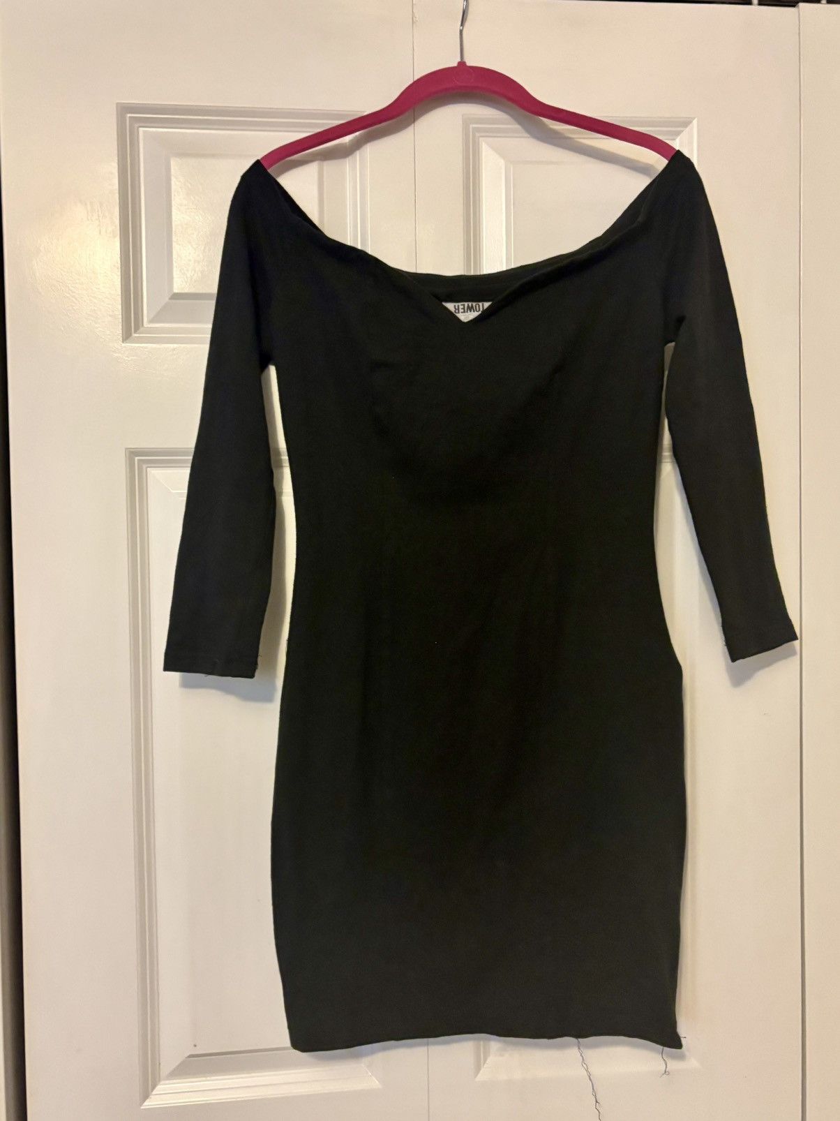 Vintage Vintage Tower Off Shoulder Bodycon Sexy Mini Dress Small Size S / US 4 / IT 40 - 3 Thumbnail
