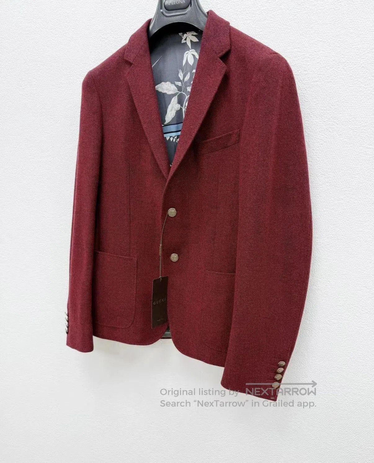 Gucci Red Lightweight Blazer . Size US S / EU 44-46 / 1 - 2 Thumbnail
