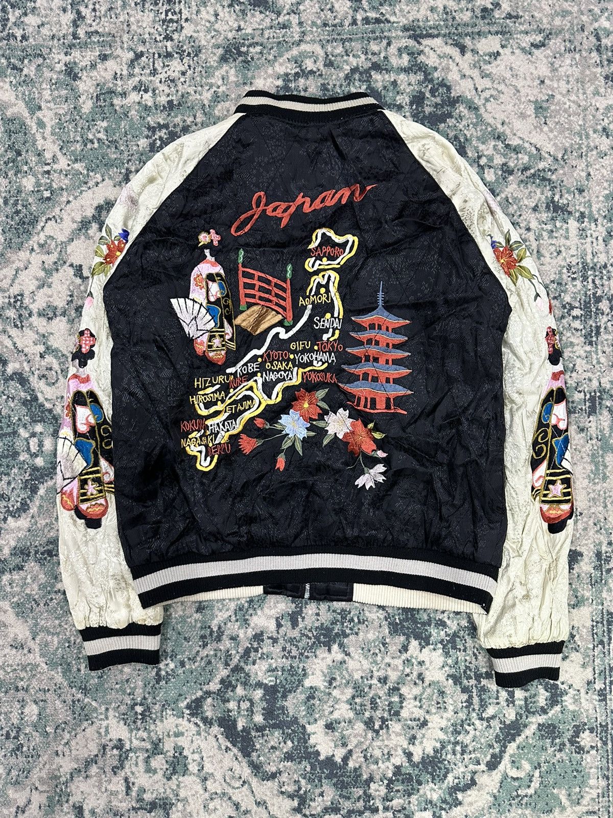 Toyo Enterprises Vintage Japanese Brand Sukajan Reversible Jacket Size US M / EU 48-50 / 2 - 2 Thumbnail