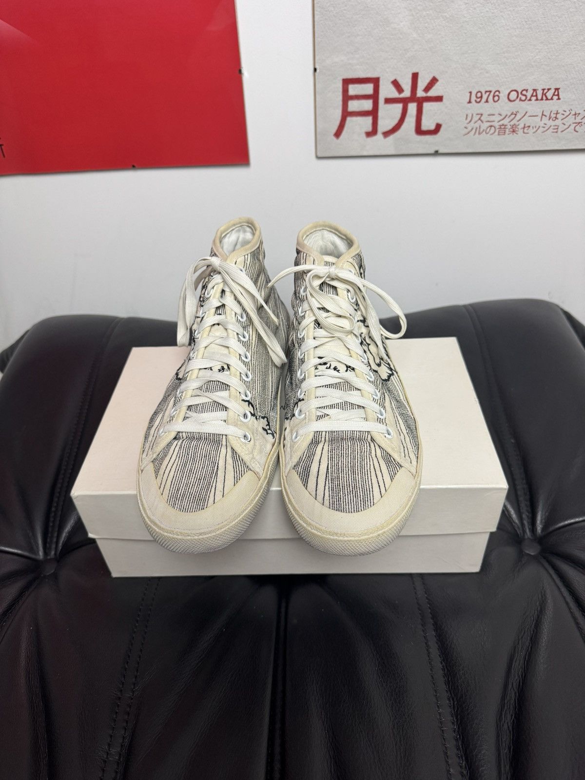 Hedi Slimane × Saint Laurent Paris SS16 Saint Laurent Paris SL37M High Top Pow By Hedi Slimane Size US 8.5 / EU 41-42 - 2 Thumbnail