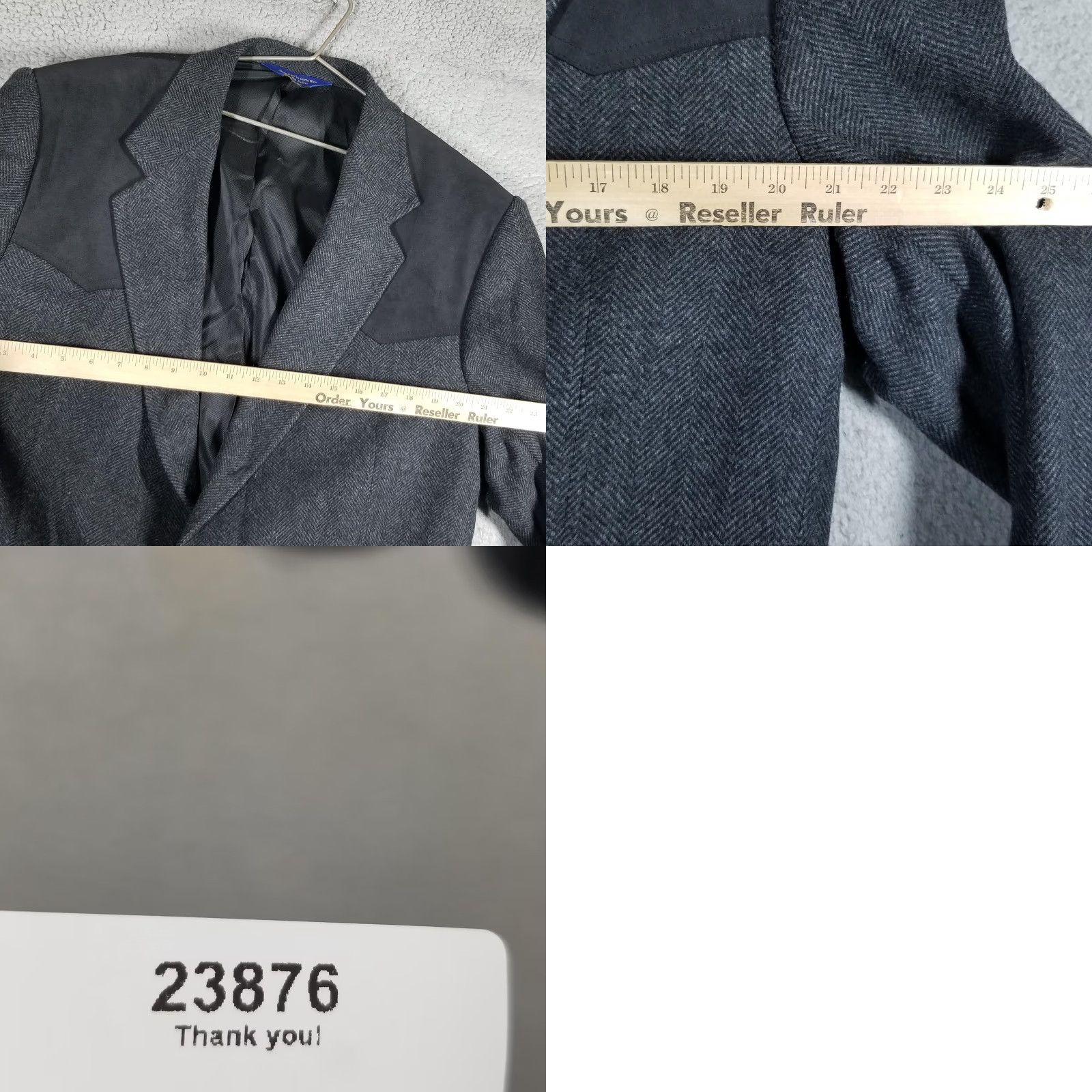 Pendleton Pendleton Blazer Jacket Men's 46L Long Double Button Coat Wool Gray Sports Coat Blazer Long 46 Gray Wool Pendleton Size 46R - 8 Thumbnail