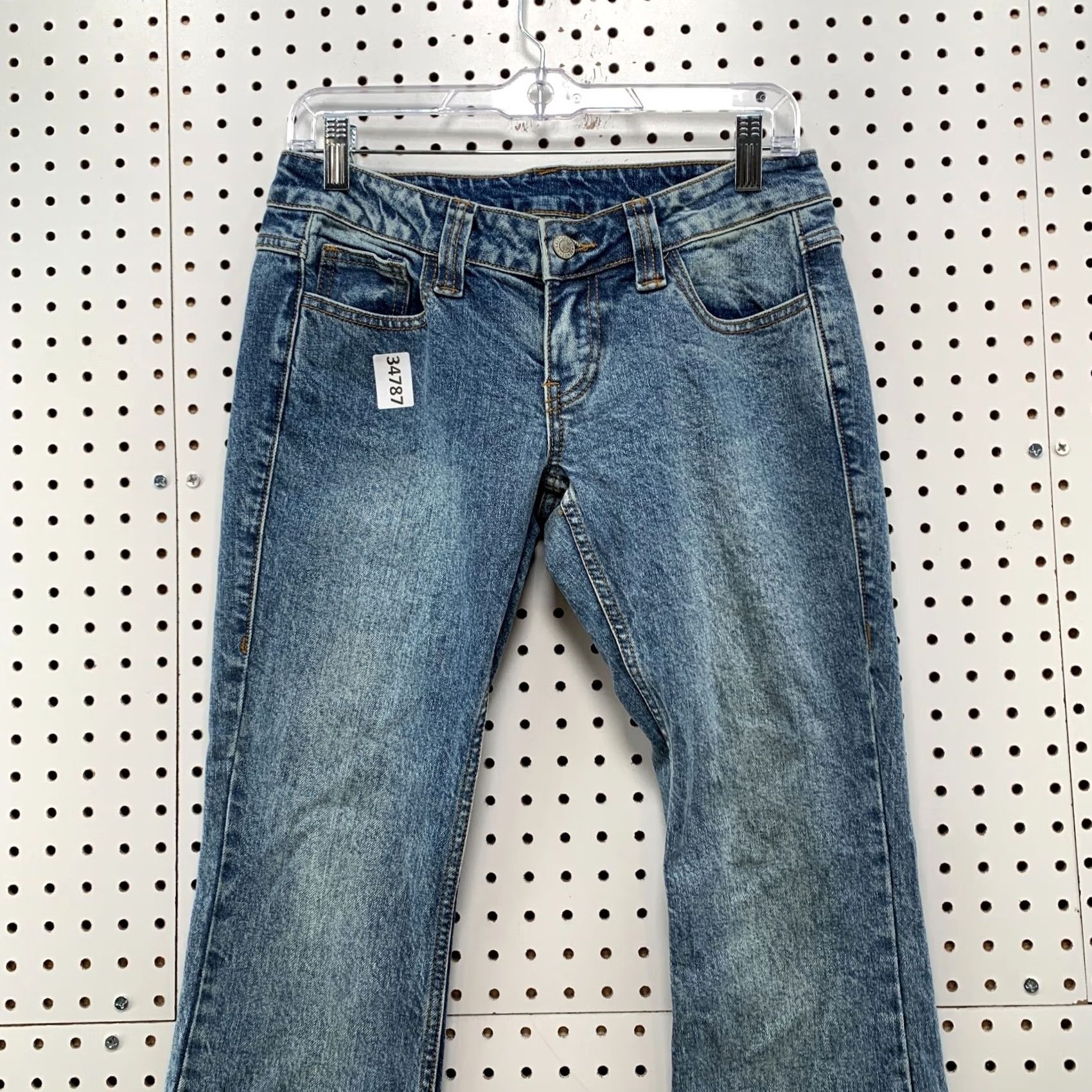 Denime J.Galt Jeans Womens Small Light Wash Boot Cut Blue Denim 29x30 Size 28" / US 6 / IT 42 - 2 Thumbnail