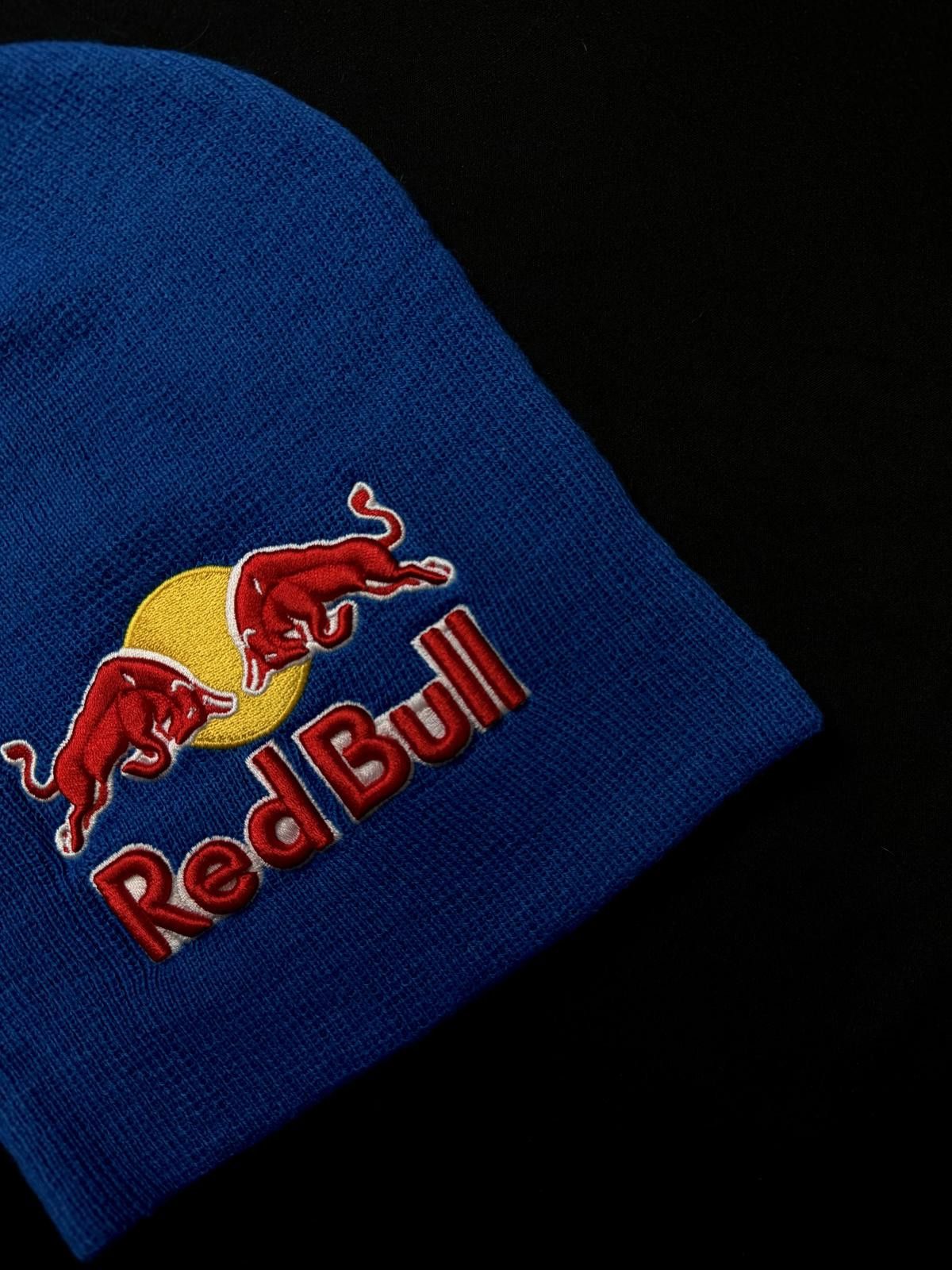 Japanese Brand Deadstock Red Bull Classic Logo No Cuff Knit Beanie Hat Blue Size ONE SIZE - 2 Thumbnail