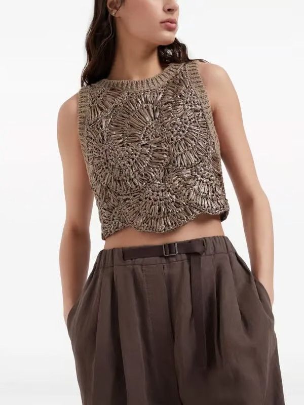 Brunello Cucinelli o1la1rc1a0425 Pants in Brown Size 28" / US 6 / IT 42 - 5 Thumbnail