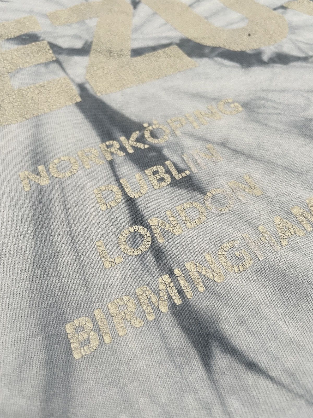 Yeezy Vintage Grey Blue Tie-Dye T-Shirt Tee Kanye West Yeezy Rose Size US L / EU 52-54 / 3 - 9 Thumbnail