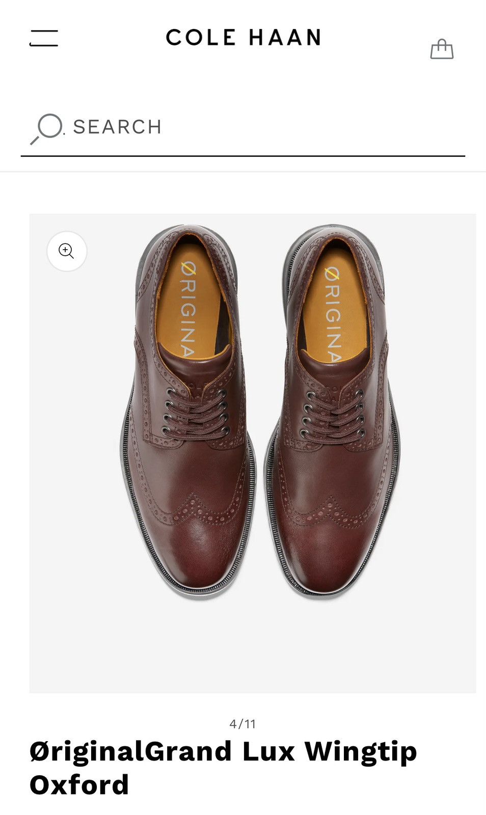 Cole Haan Cole Haan ØriginalGrand Wingtip - Cordovan -C31546 - US 9.5M Size US 9.5 / EU 42-43 - 11 Thumbnail