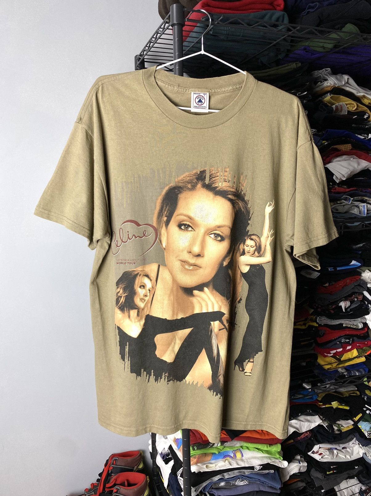 Band Tees × Vintage Rare! Vintage 1999 Celine Dion TShirt Let’s Speak About Love Size US L / EU 52-54 / 3 - 1 Thumbnail