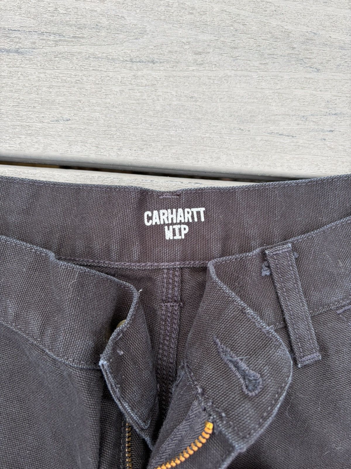 Carhartt Wip Carhartt Work In Progress WIP black twill pants Size US 30 / EU 46 - 2 Thumbnail