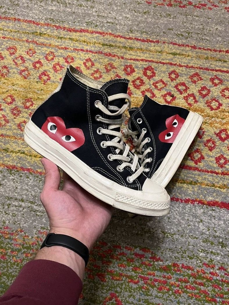 Comme des Garcons × Converse × Vintage Vintage Play Comme Des Garcons x Converse Chuck Taylor UK 5 Size US 7.5 / IT 37.5 - 1 Thumbnail