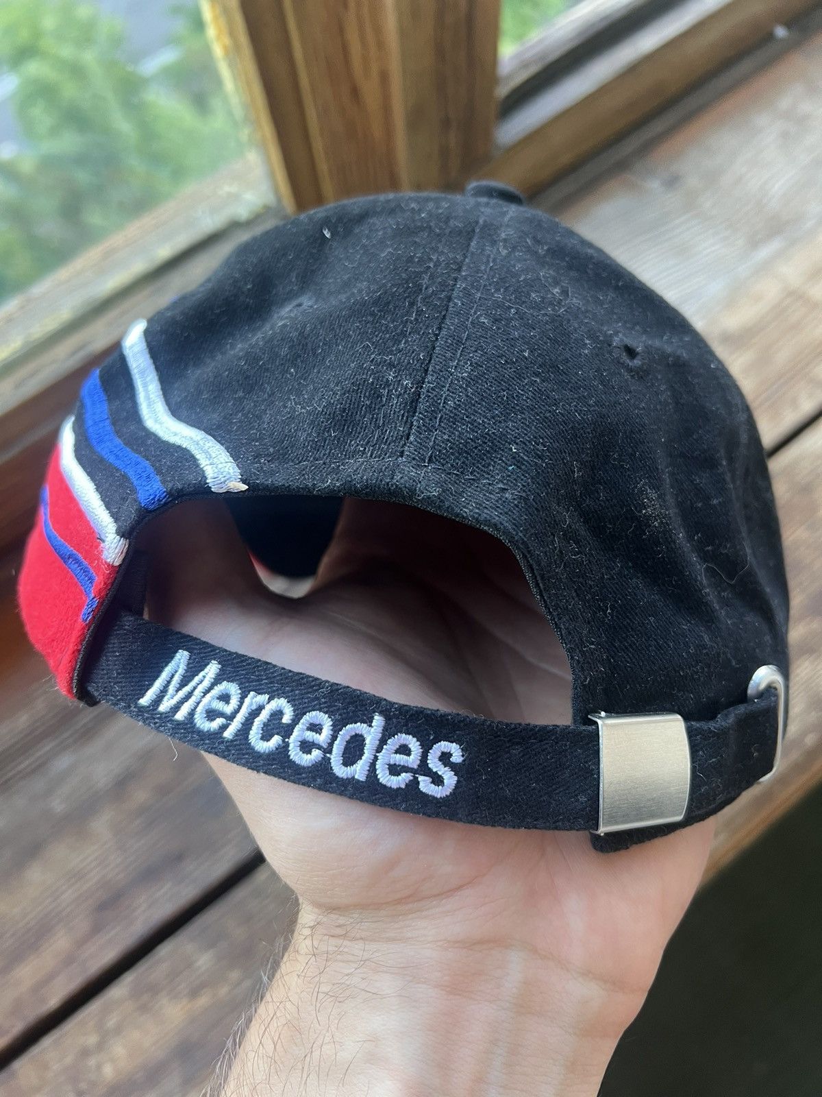 Vintage Vintage Mercedes Benz Racing Trucks Trucker Hat Y2K Size ONE SIZE - 6 Thumbnail
