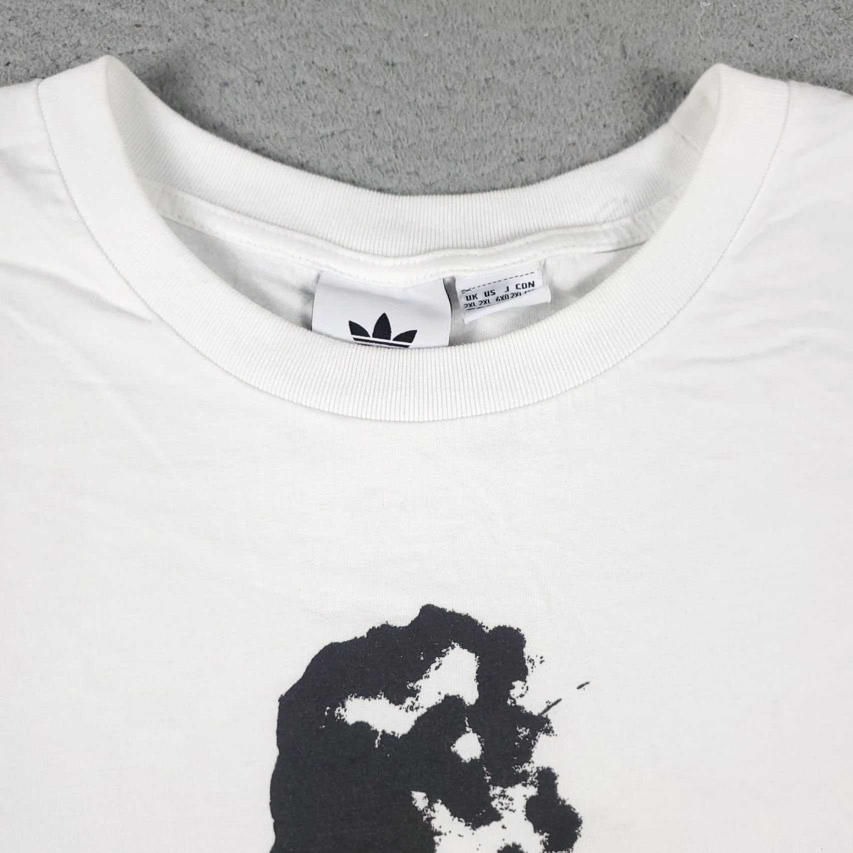 Adidas Adidas T Shirt Mens 2XL White Dill Casual Short Sleeve Adult Size US XXL / EU 58 / 5 - 3 Thumbnail