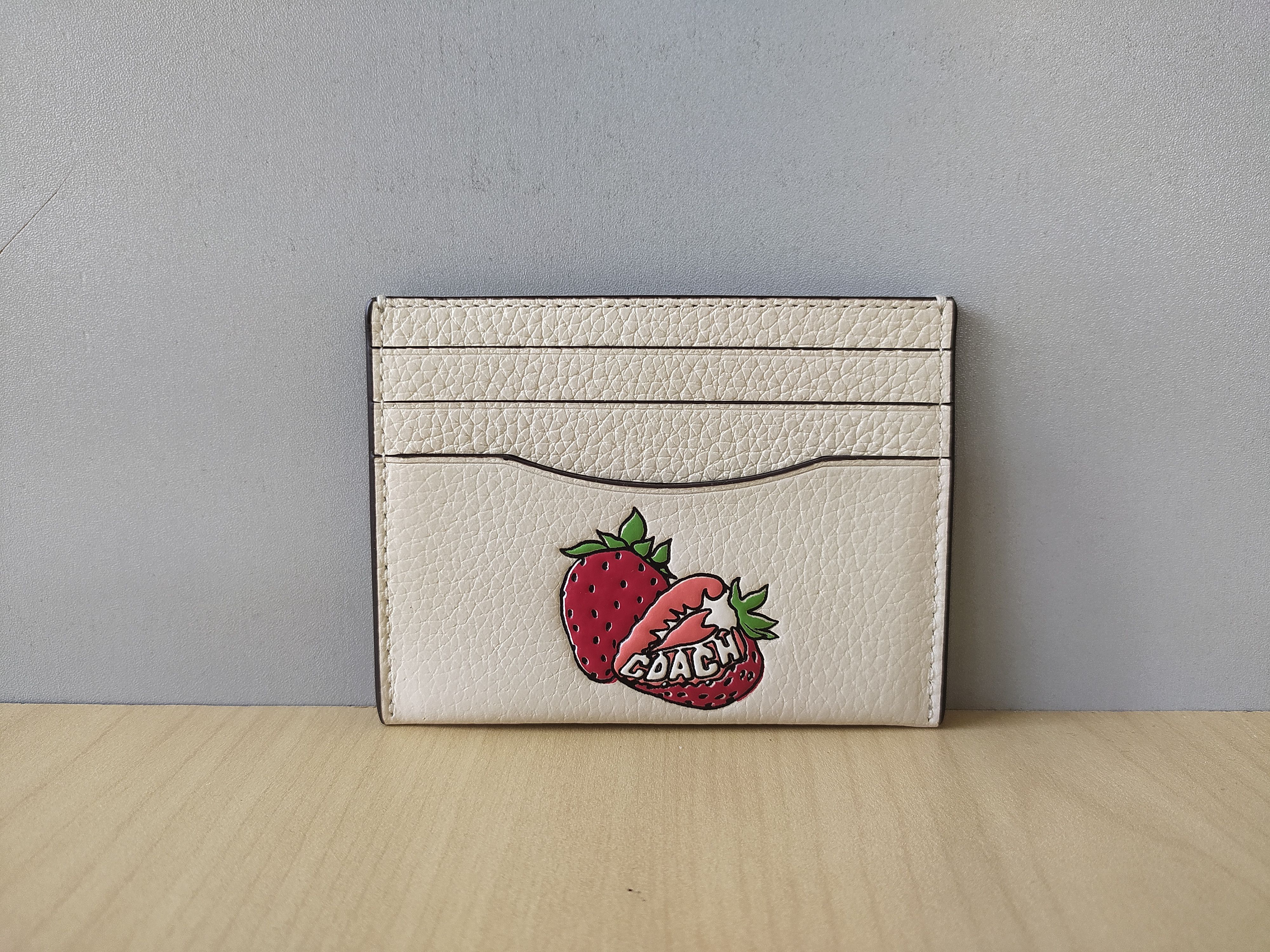 Coach Coach Pebbled Leather Card/ID Holder Free Shipping T/1913 Size ONE SIZE - 1 Thumbnail