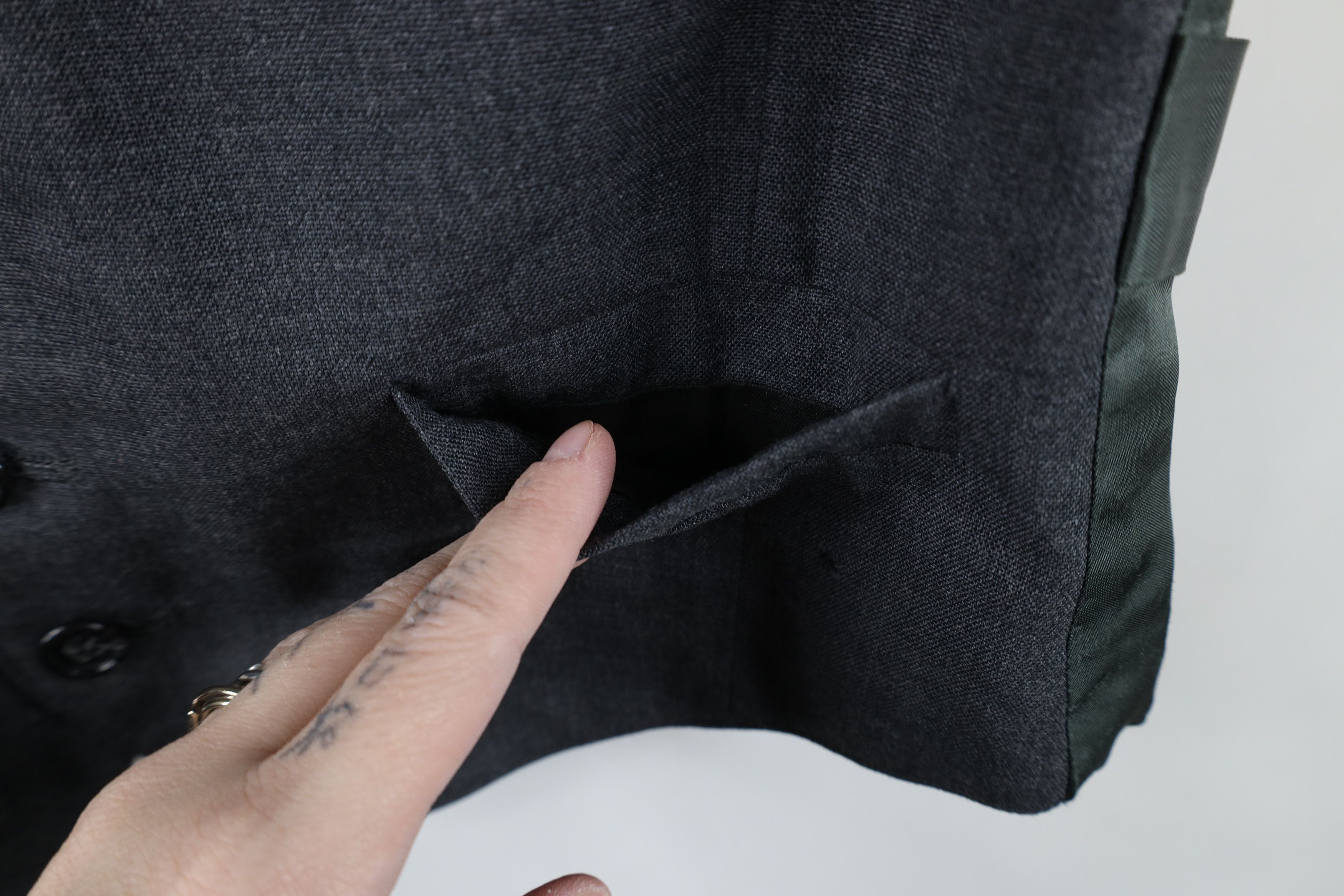 Vintage Vintage 50s 60s Streetwear Buckle Back Wool Suit Vest USA Size US M / EU 48-50 / 2 - 8 Thumbnail