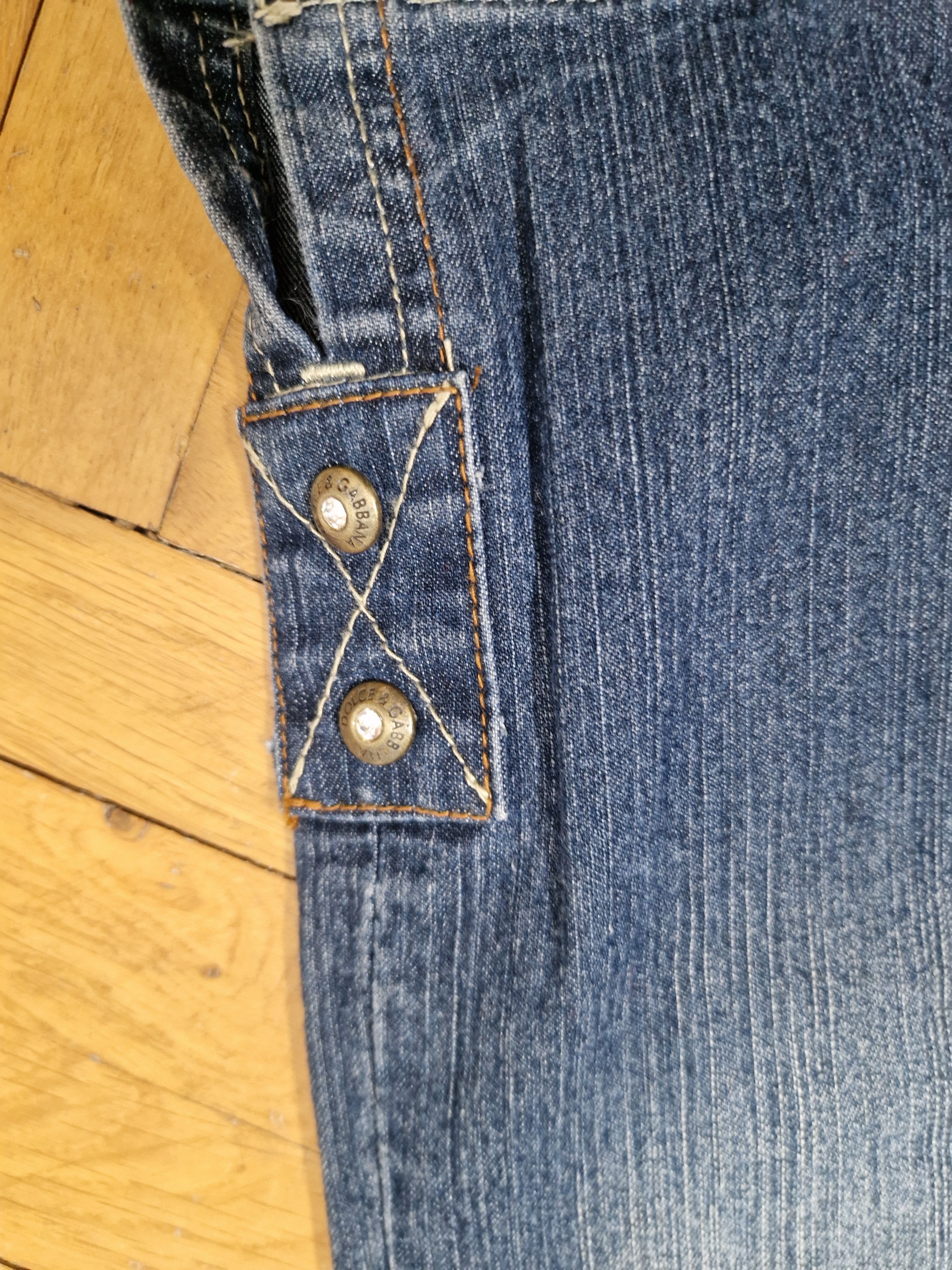 Dolce & Gabbana Dolce & Gabbana D&G vintage crystals pants Size 29" - 5 Thumbnail