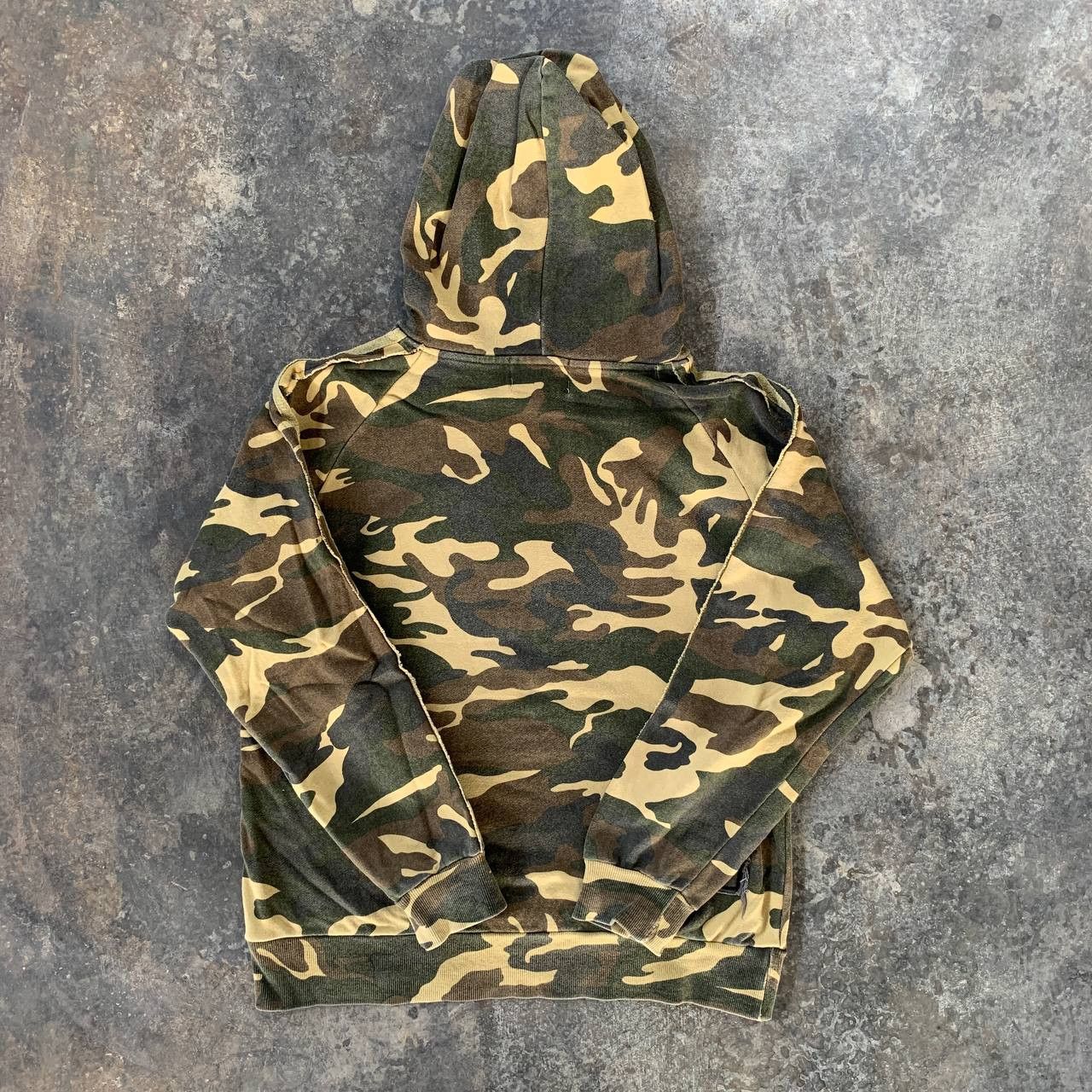 HYDROGEN Vintage Y2K HYDROGEN Big Skull Logo Army Hoodie Size US M / EU 48-50 / 2 - 2 Thumbnail