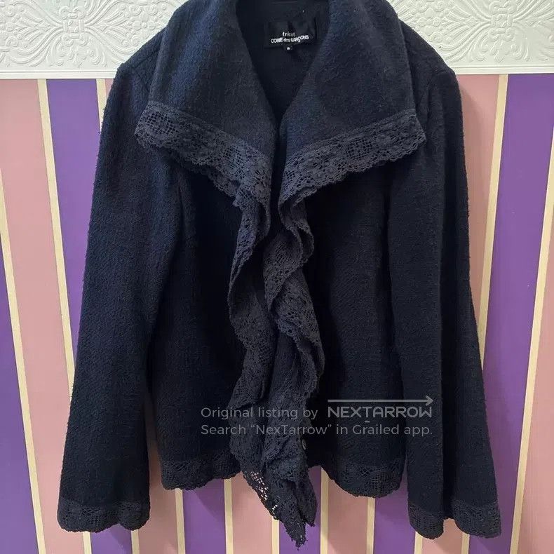 Comme des Garcons Comme Des Garcons Lace jacket top coat Size S / US 4 / IT 40 - 1 Thumbnail