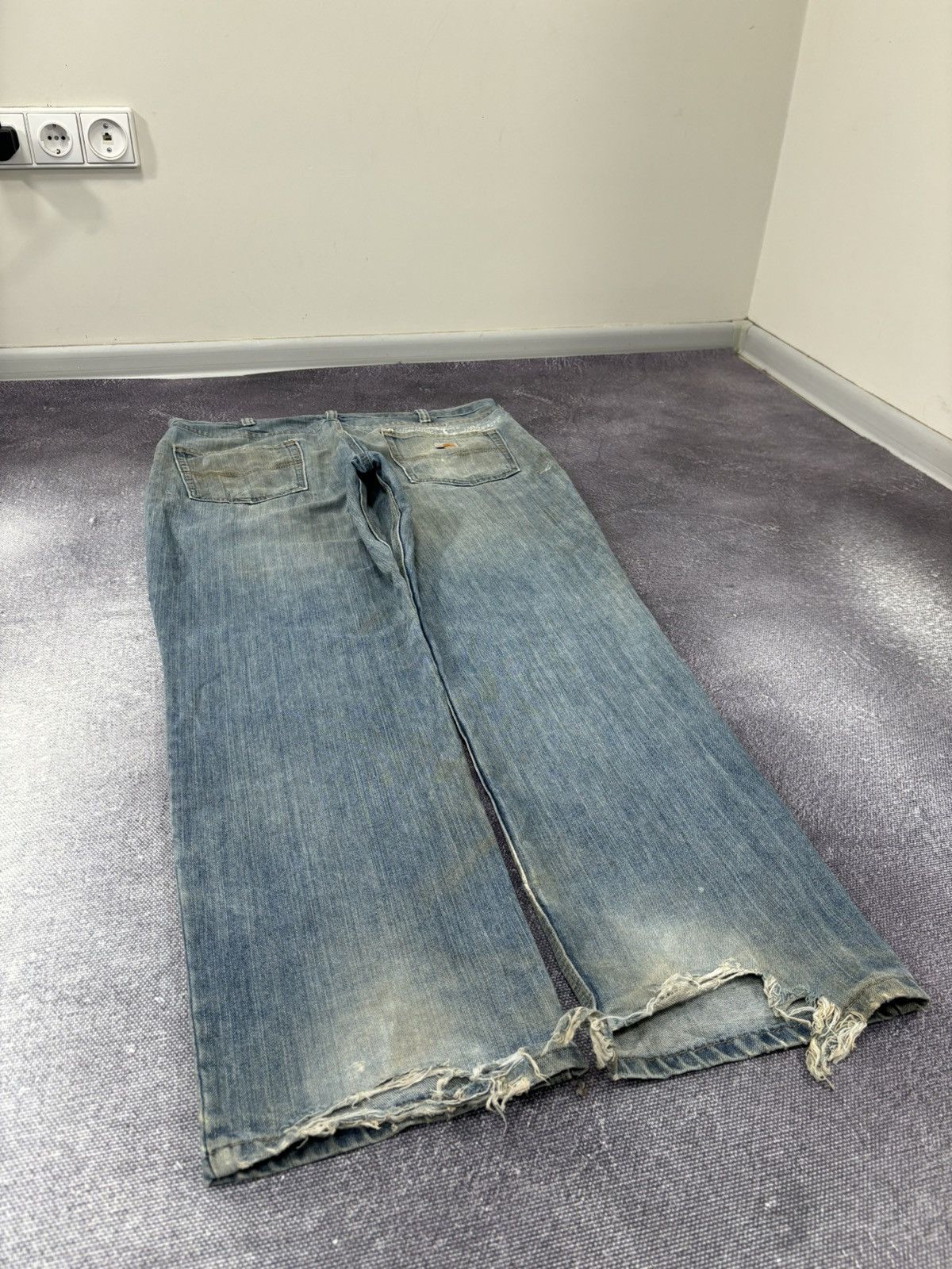 Carhartt Vintage Carhartt Workwear Y2K Faded Hype Denim Baggy Jeans Size US 38 / EU 54 - 4 Thumbnail