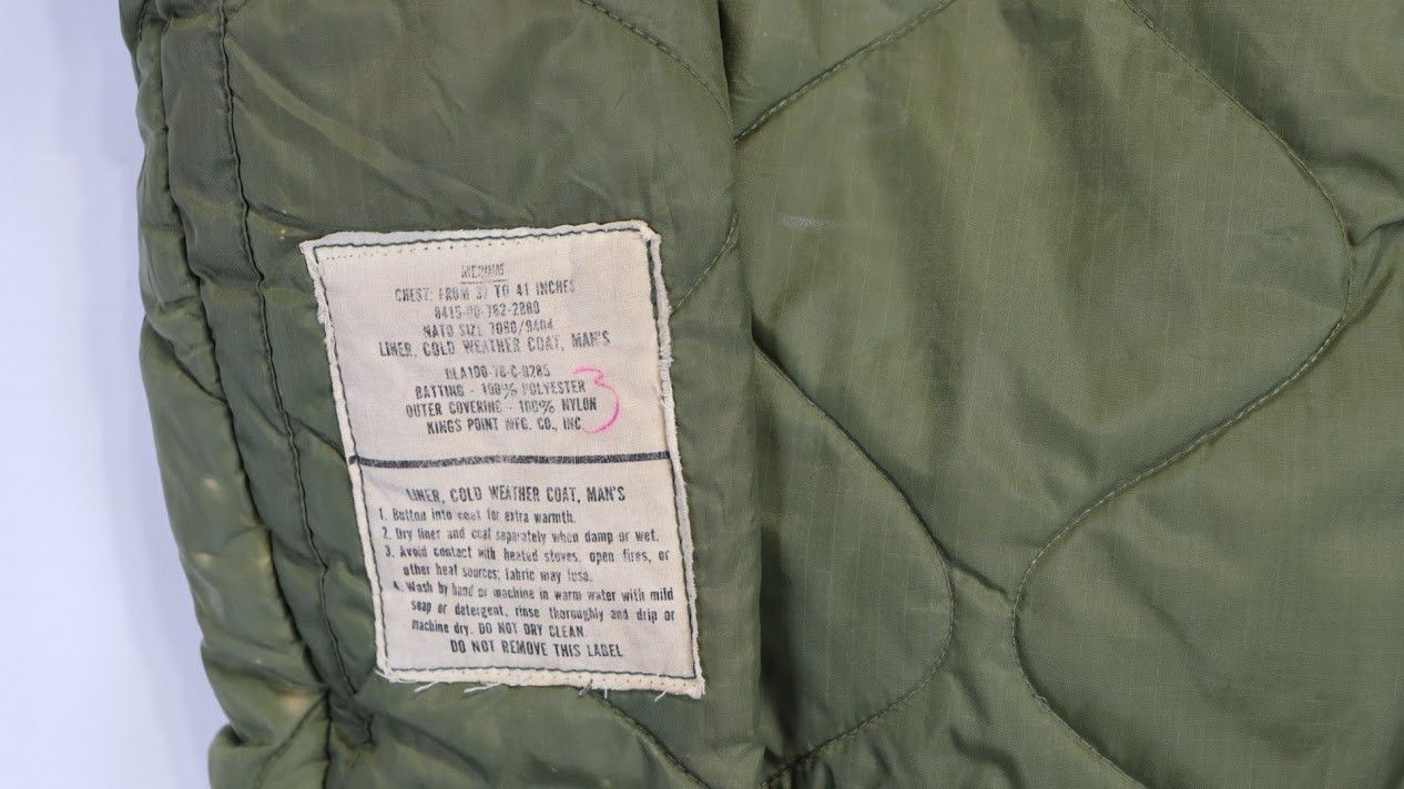 Greg Lauren o1rshd1 Puffy Cropped Gl1 Liner Jacket 'Army' in Green Size US S / EU 44-46 / 1 - 10 Thumbnail