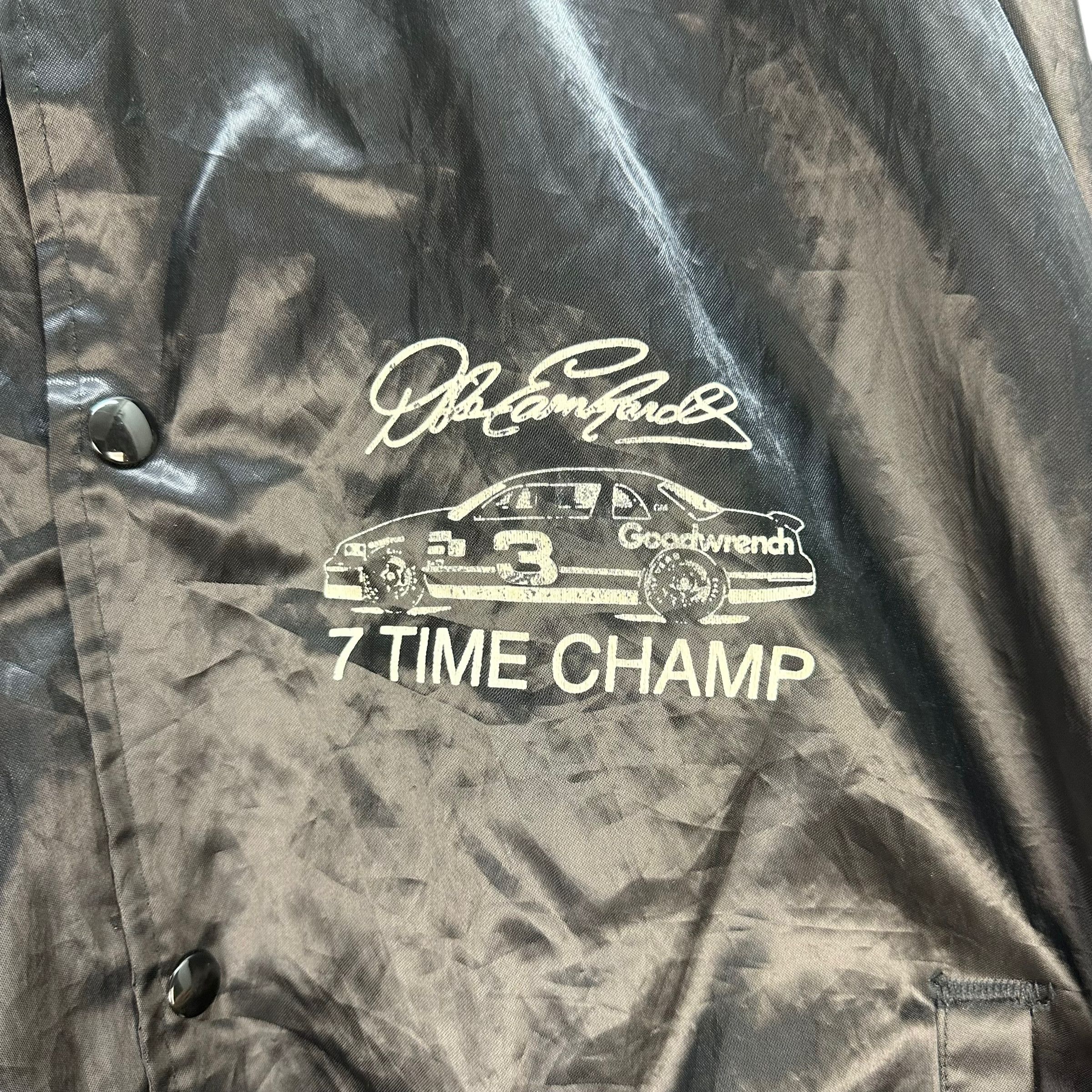 NASCAR 1991 DALE EARNHARDT WINSTON CUP CHAMPION JACKET #7583-155 Size US XXL / EU 58 / 5 - 7 Thumbnail