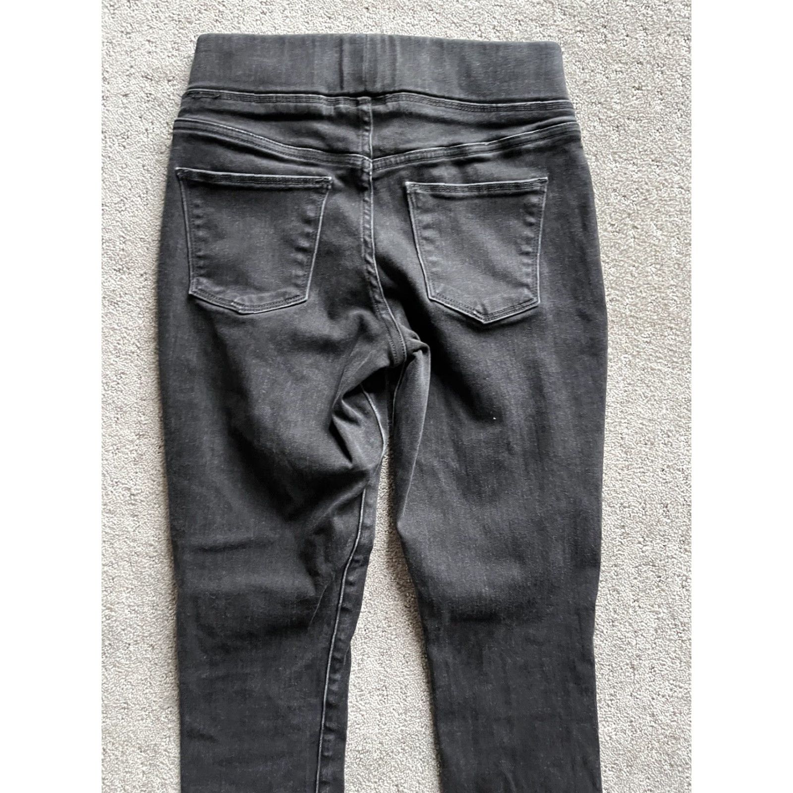 Vintage Universal Thread Jeans Women Size 2/26 Black High Rise Jegging Pull On Dark Wash Size 26" / US 2 / IT 38 - 4 Thumbnail
