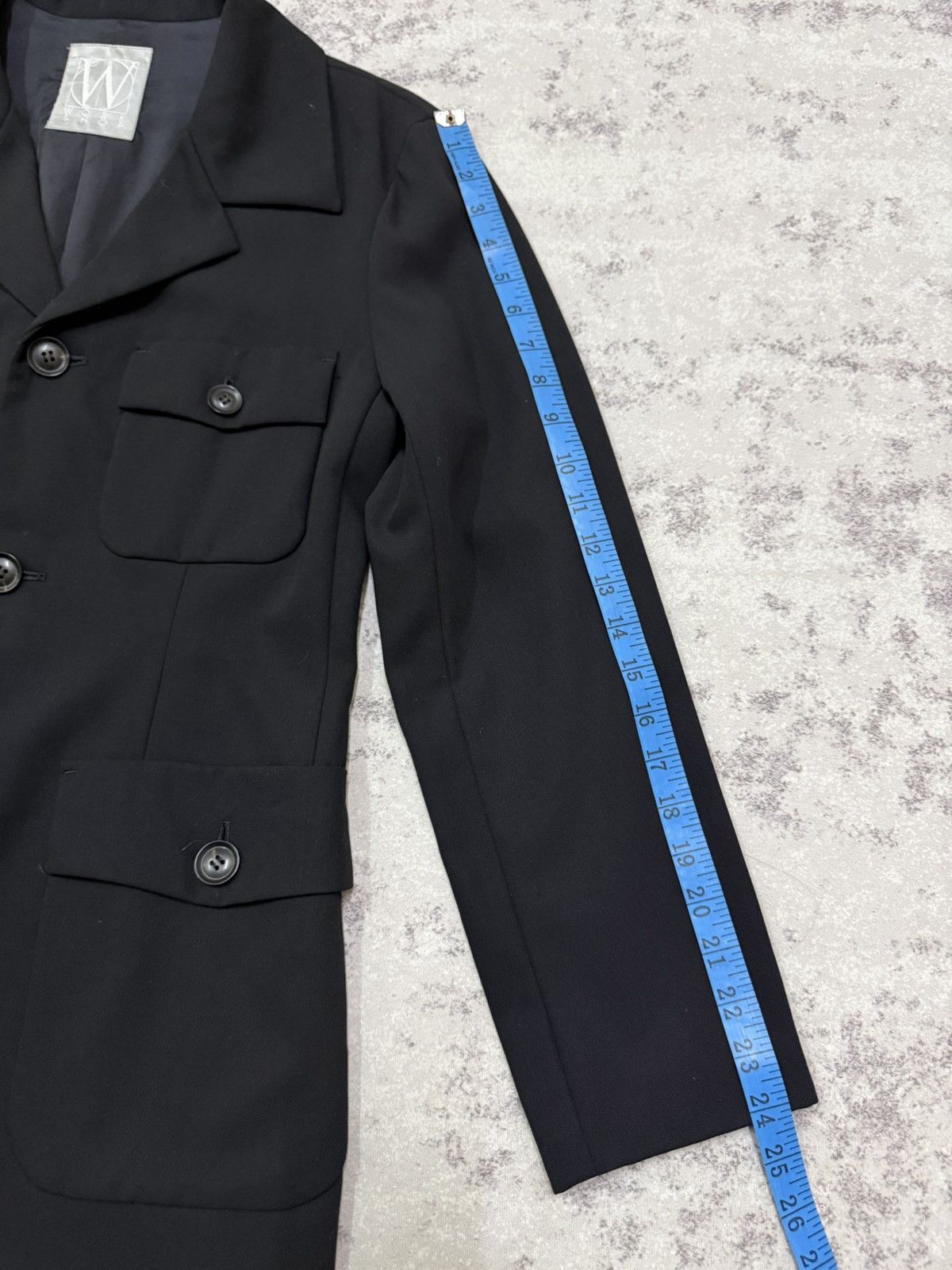 Yohji Yamamoto Yohji Yamamoto Workshop Flap Pocket Black Button Up Jacket Size US S / EU 44-46 / 1 - 19 Thumbnail