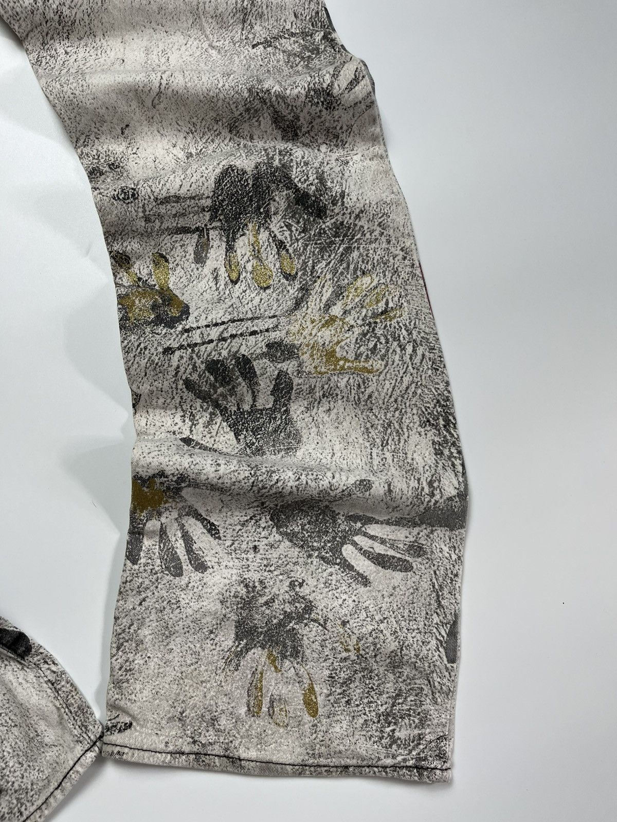 Just Cavalli Just Cavalli × Roberto Cavalli Handprint Trompe L'oeil Jeans Size 29" - 12 Thumbnail