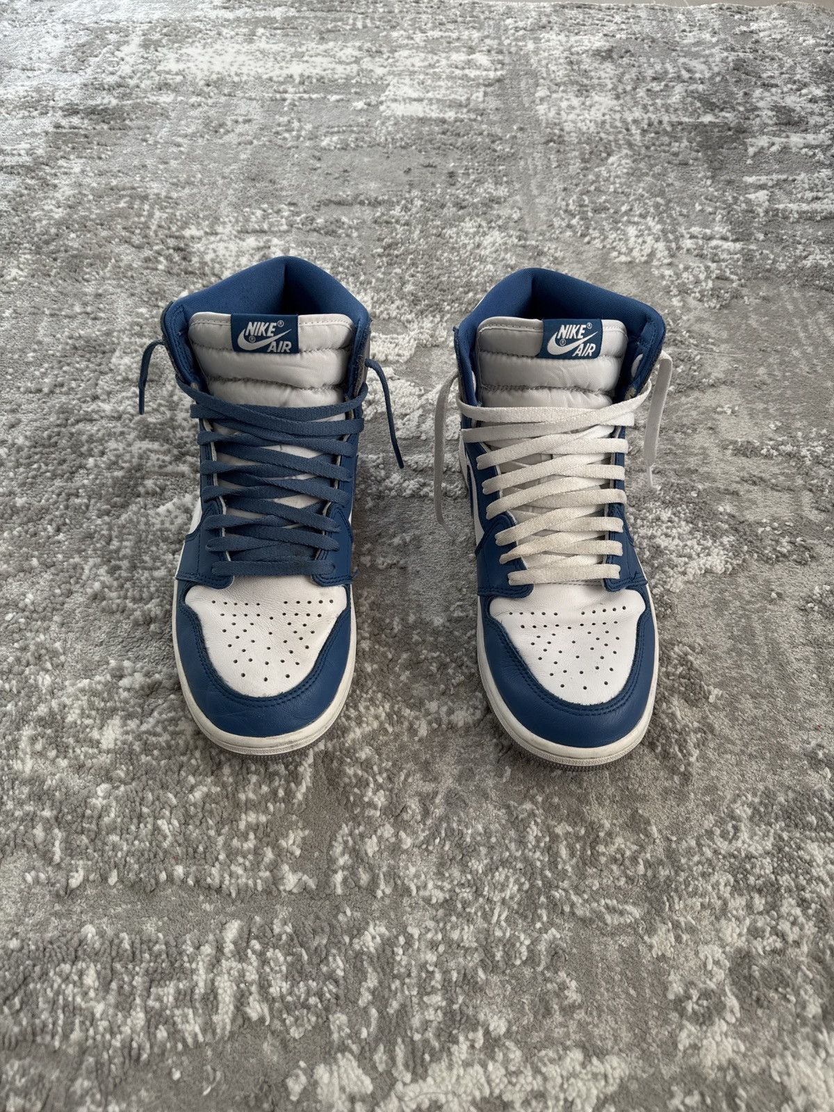 Jordan Brand × Nike Jordan 1 True Blue Retro High OG Size US 10 / EU 43 - 3 Thumbnail