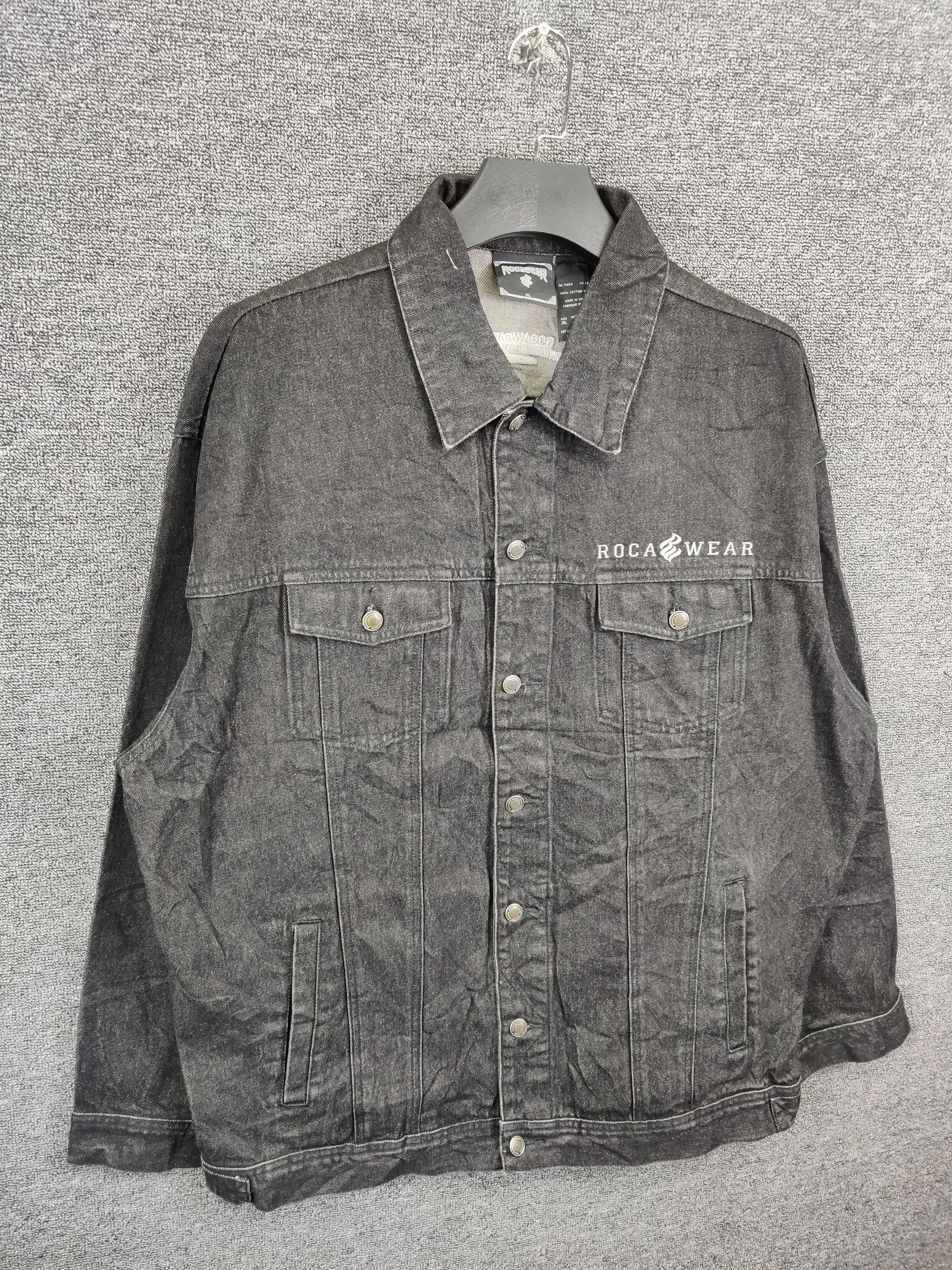 Rocawear Vintage Rocawear Baggy Denim Jacket Size US XL / EU 56 / 4 - 5 Thumbnail