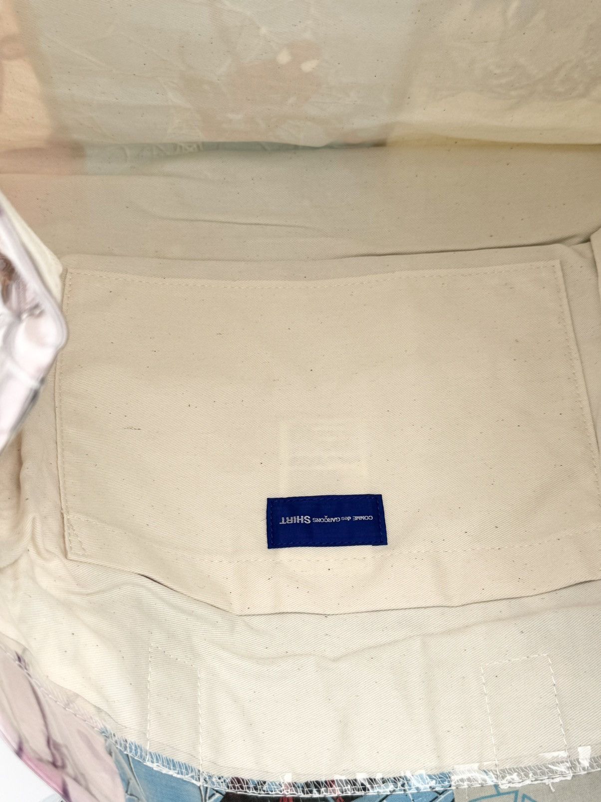 Comme des Garcons Comme des Garcons Shirt PVC Vinyl Bed Sheet Tote Bag Size ONE SIZE - 9 Thumbnail