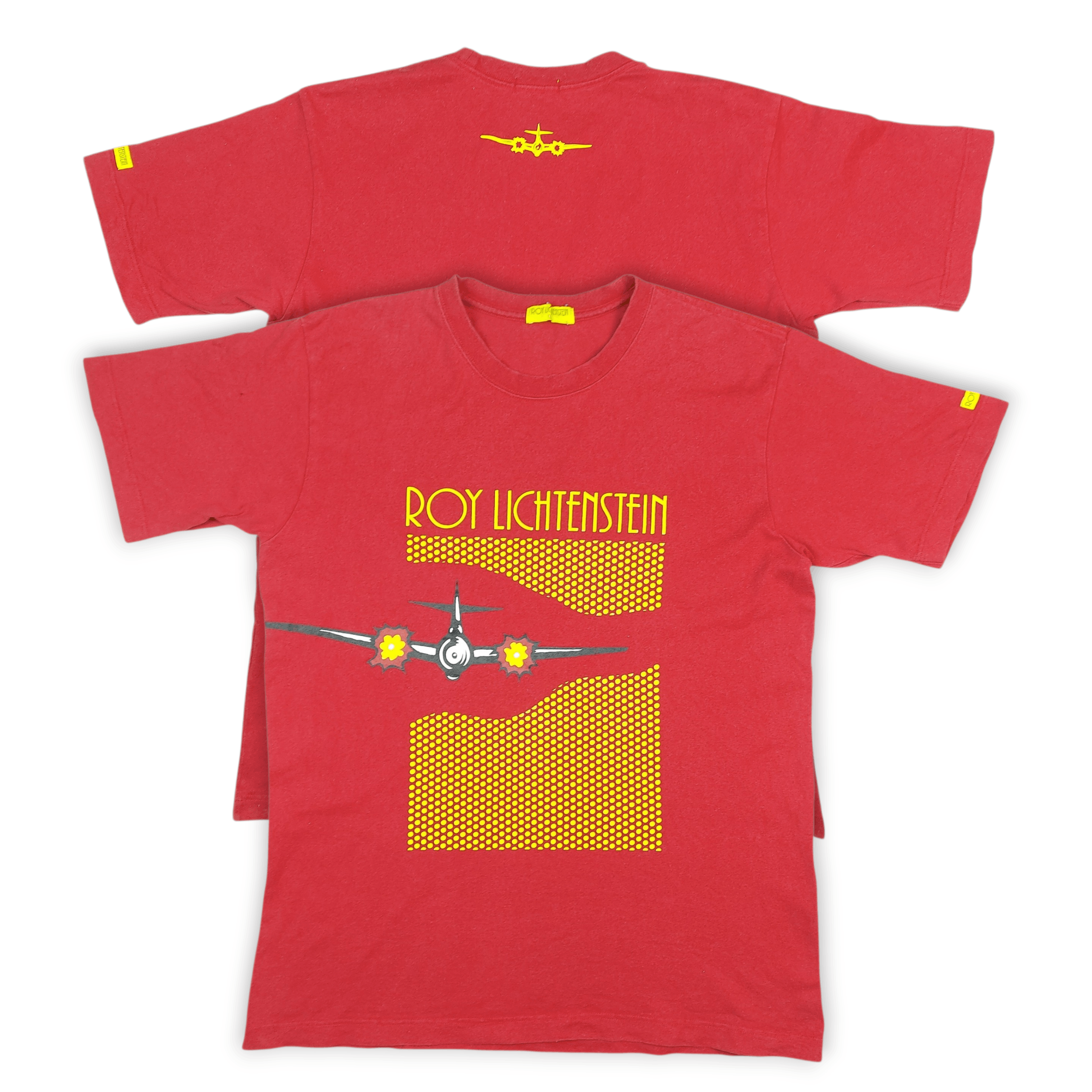 Uniqlo Vintage Y2K Roy Lichtenstein Airplane Pop Art TEE Size US L / EU 52-54 / 3 - 1 Thumbnail