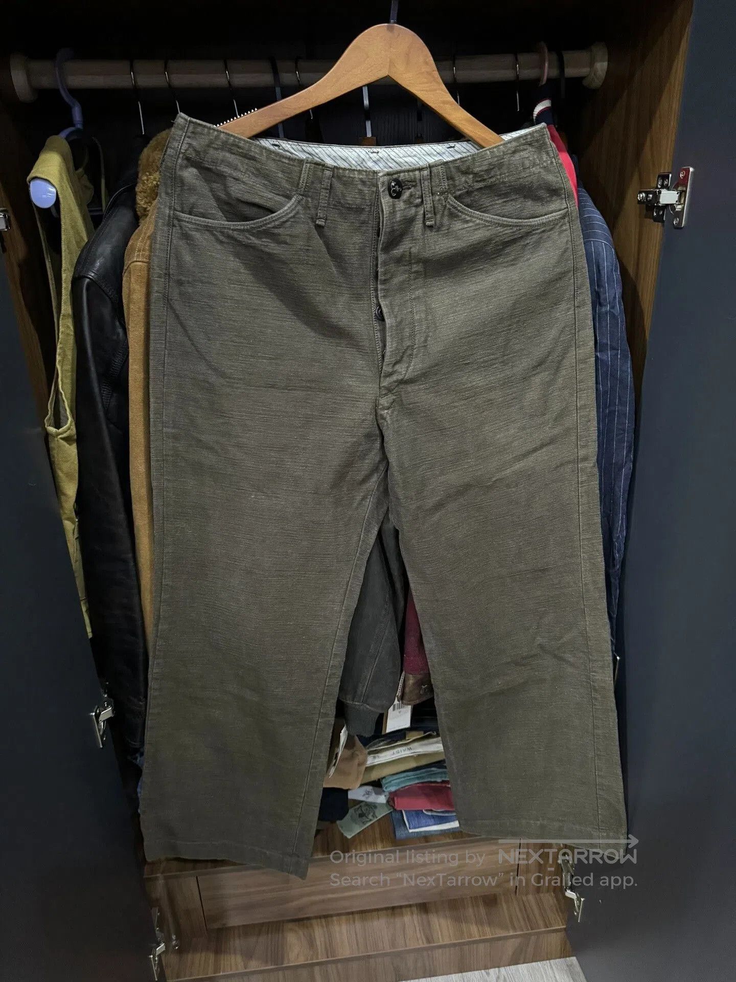 Kapital kapital khaki loose work pants. Size US 28 / EU 44 - 1 Thumbnail
