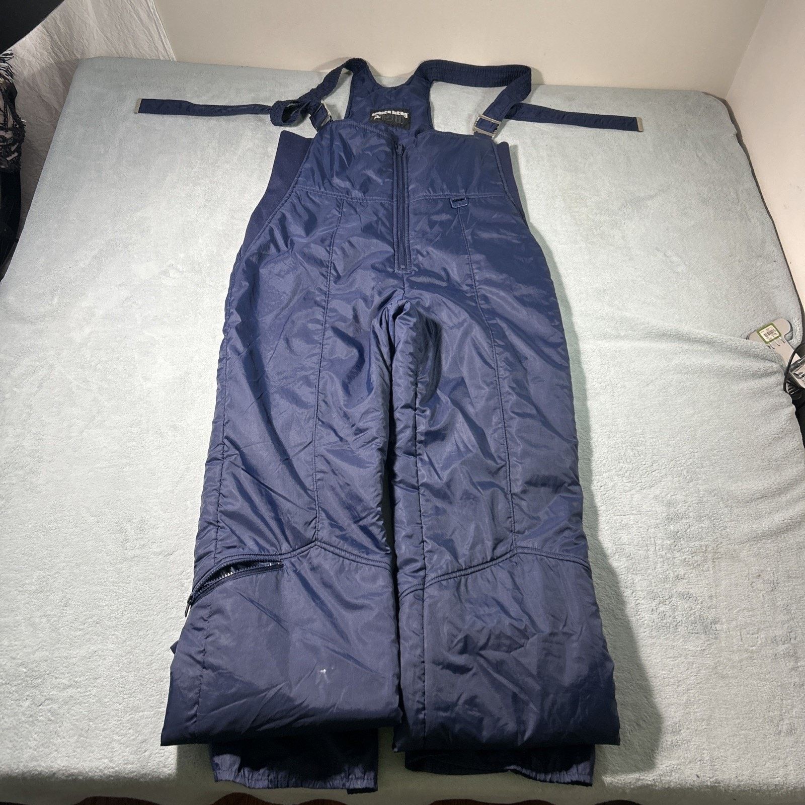 Patagonia Vintage White Stag Ski Overalls Pants Mens Large 34x30 Bib Size US 34 / EU 50 - 1 Thumbnail