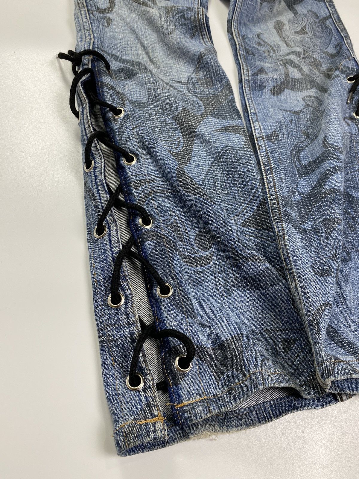 Hysteric Glamour Flare laces jeans nicole club for men style Size US 28 / EU 44 - 5 Thumbnail