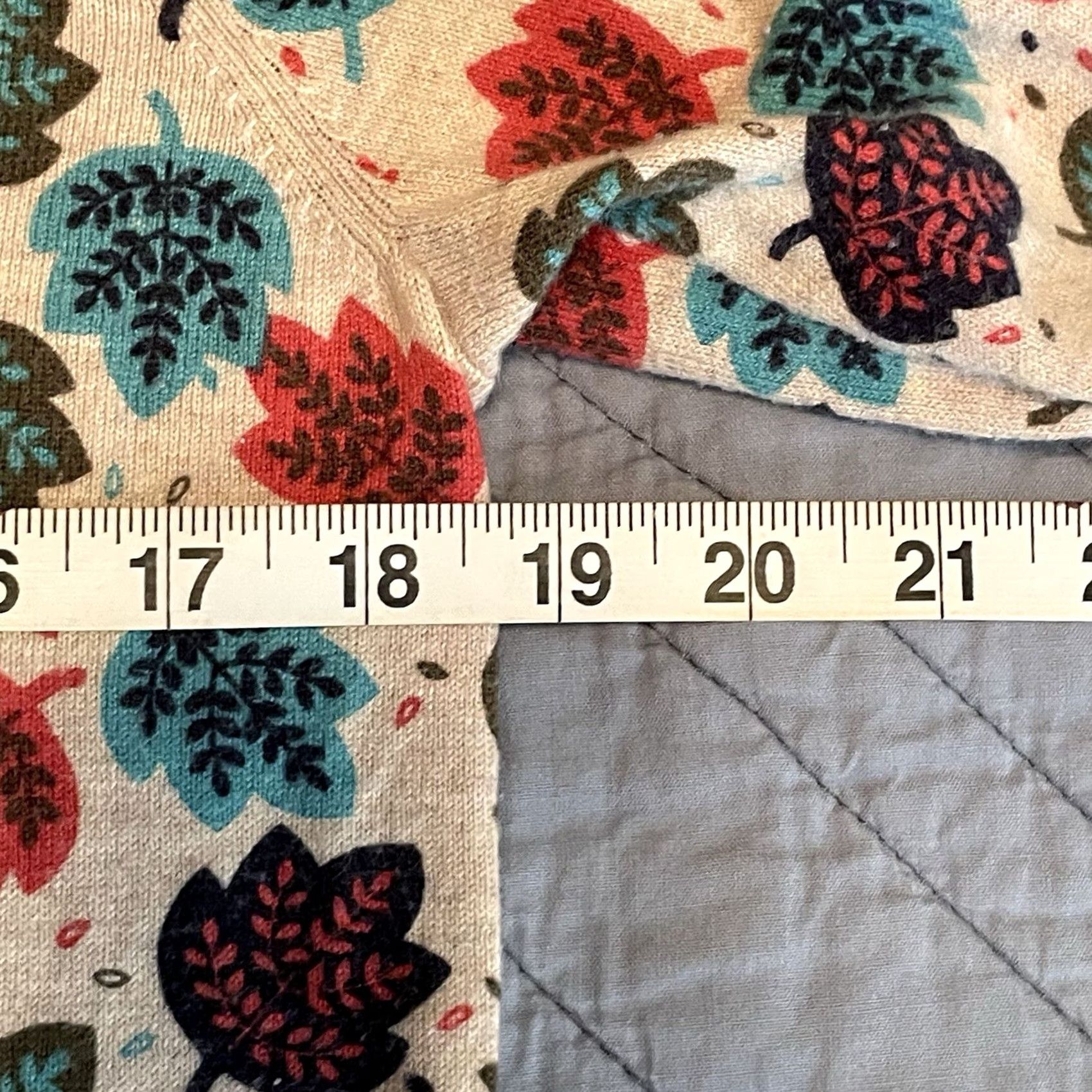 Talbots VINTAGE Talbots Petites Top Womens PM Medium Autumn Leaves Fall Cotton Rayon Casual Shirt Size M / US 6-8 / IT 42-44 - 7 Thumbnail
