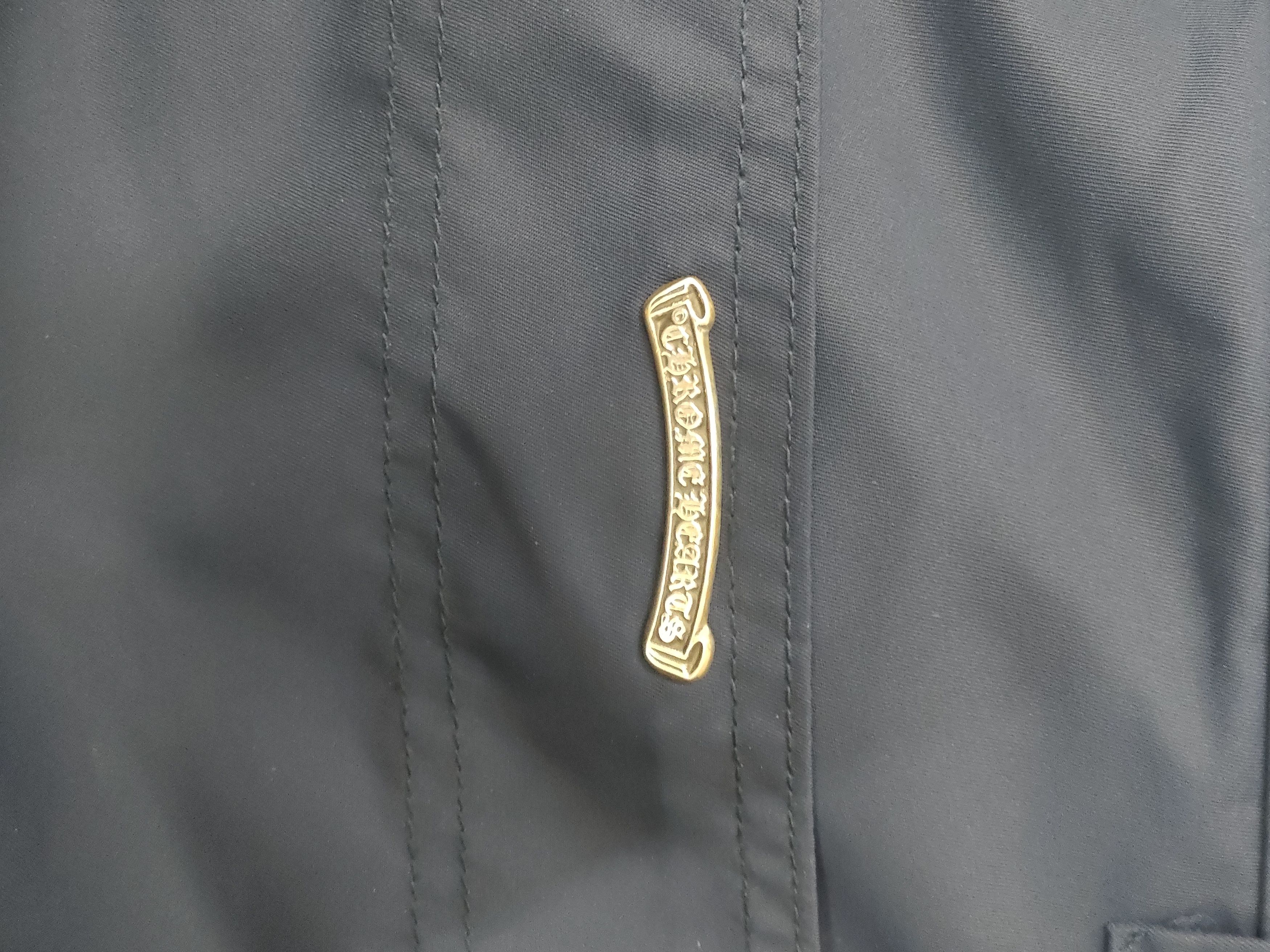 Chrome Hearts Chrome Hearts Navy Leather Double Knee Carpenter Pants Size US 34 / EU 50 - 9 Thumbnail