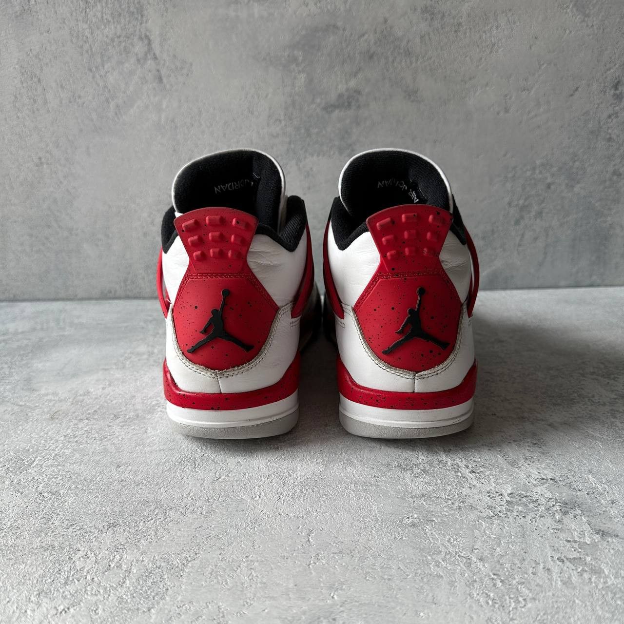 Jordan Brand Nike Air Jordan 4 Red Cement Size EU 42 Size US 8.5 / EU 41-42 - 2 Thumbnail
