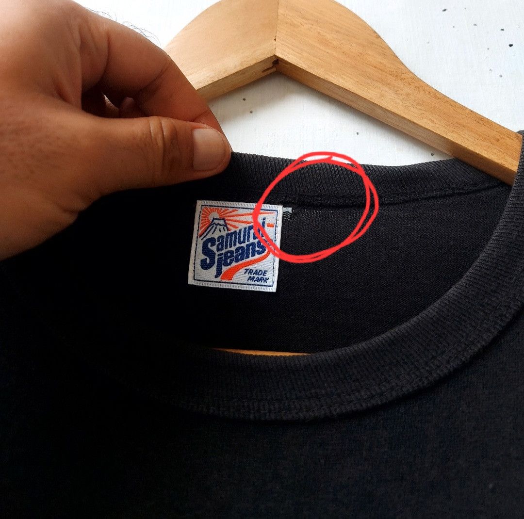 Japanese Brand × Samurai Jeans × Vintage Vintage SAMURAI JEANS TSHIRT Size US S / EU 44-46 / 1 - 9 Thumbnail