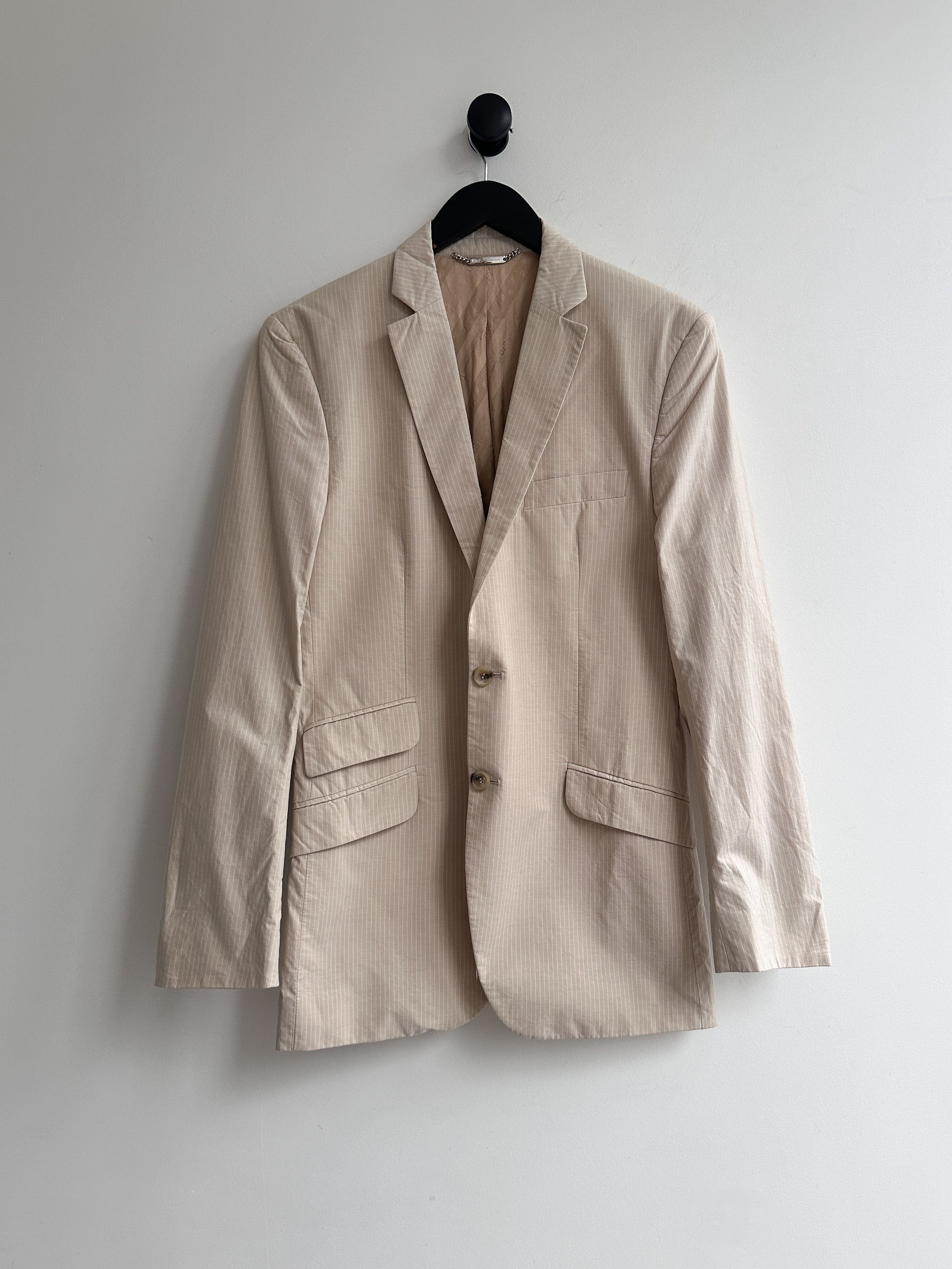 Dolce & Gabbana Dolce & Gabbana D&G Beige Blazer Jacket Size 48R - 1 Thumbnail