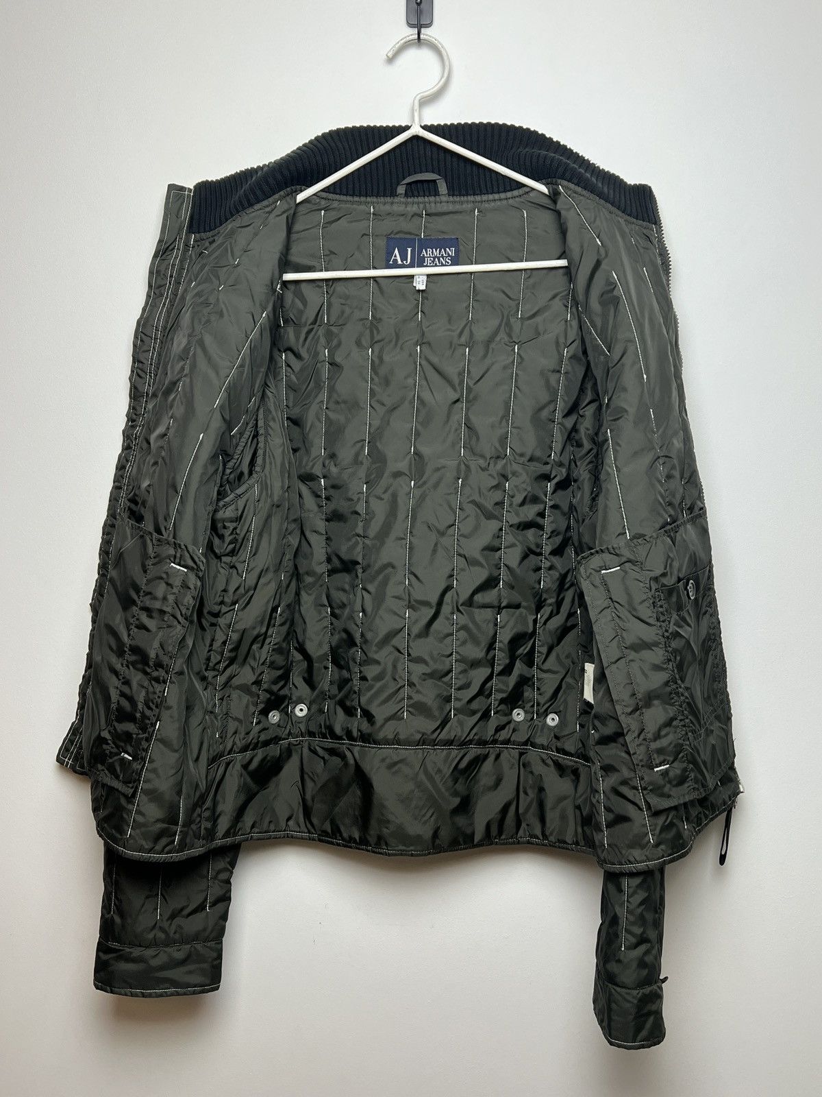 Giorgio Armani armani y2k archive moto/bomber jacket Size US M / EU 48-50 / 2 - 12 Thumbnail