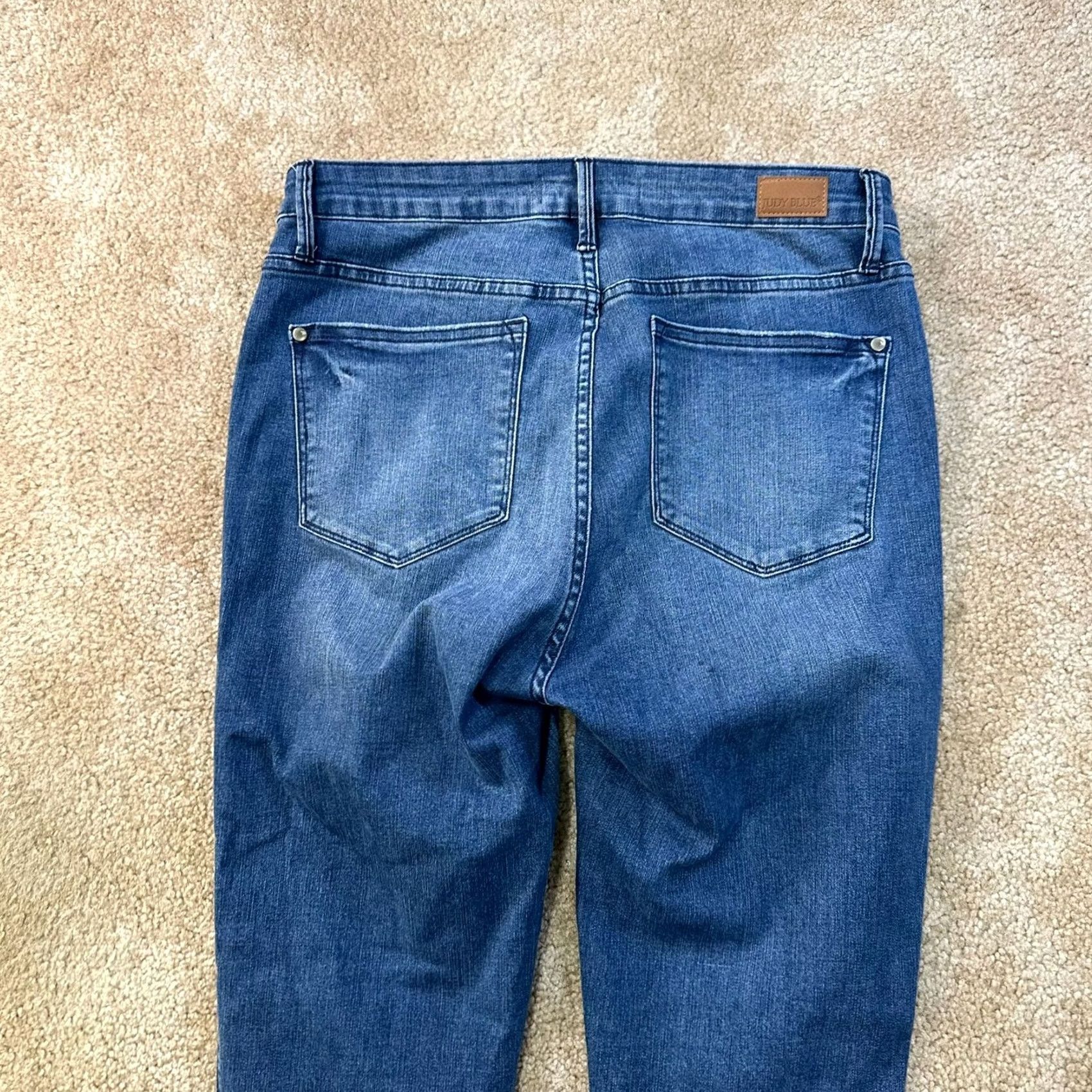 Vintage Judy Blue Jeans Skinny Women's 13/31 Blue Stretch Denim High rise Denim Rise H 0 Size 34" / US 12 / IT 48 - 5 Thumbnail