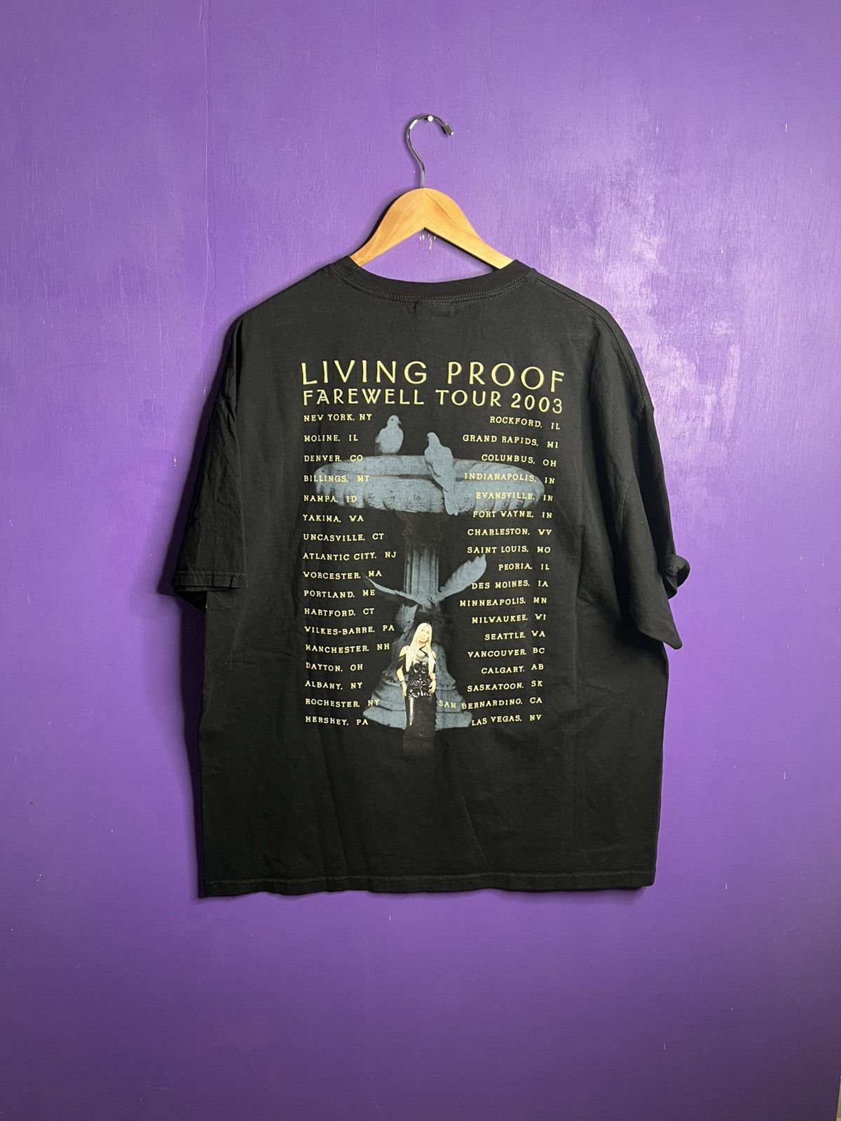 Band Tees × Vintage Vintage 2003 Cher living proof tour t-shirt Size US XL / EU 56 / 4 - 2 Thumbnail