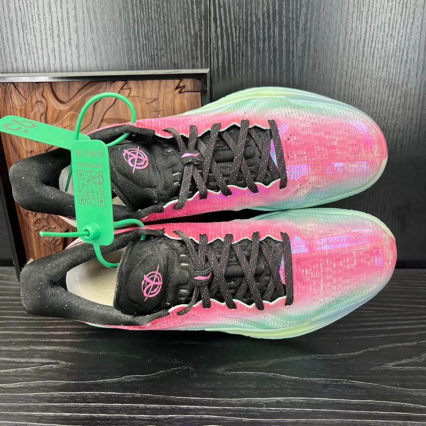 Li-Ning LI-NING Gamma Pink & Green 41.5 Mint Size US 8.5 / EU 41-42 - 3 Thumbnail