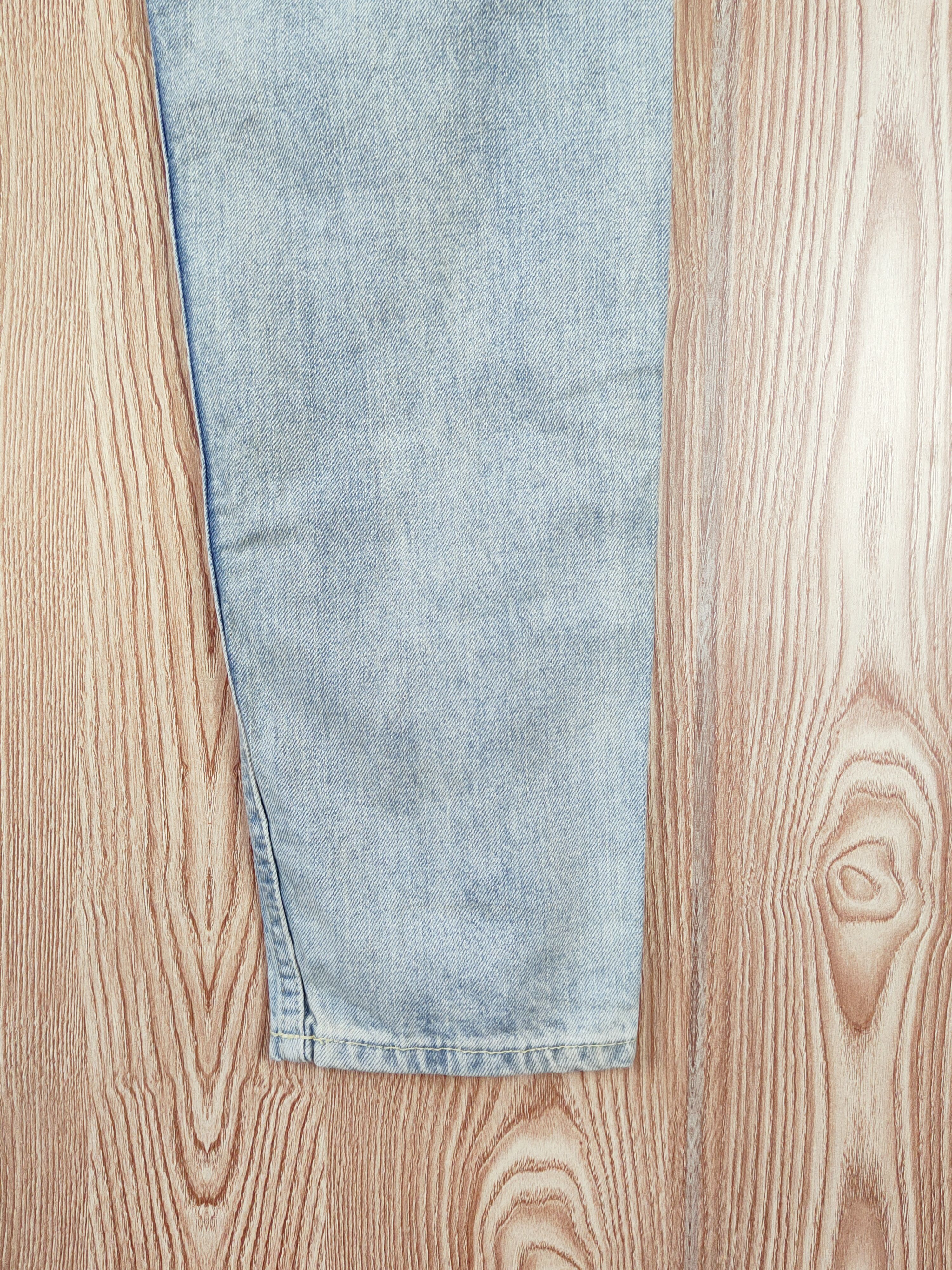 Hollister Hollister Blue Distressed Ripped Skinny Jeans #W632 Size US 34 / EU 50 - 11 Thumbnail
