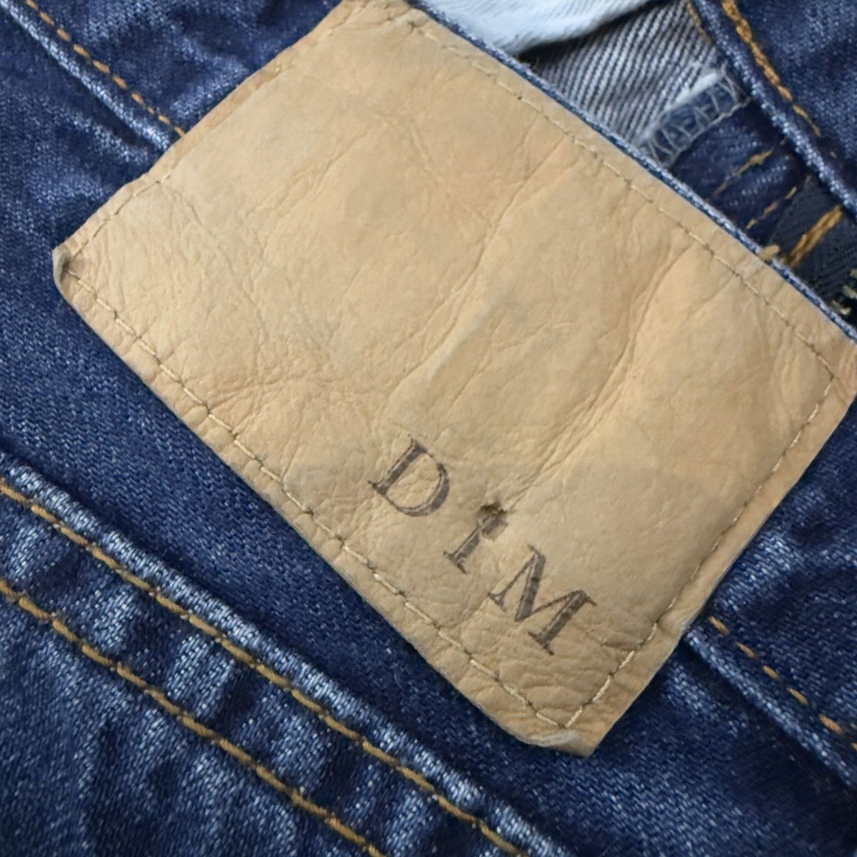 Studio D'Artisan Vintage 80s Japanese Raw Denim Indigo Master Selvage Size US 30 / EU 46 - 15 Thumbnail
