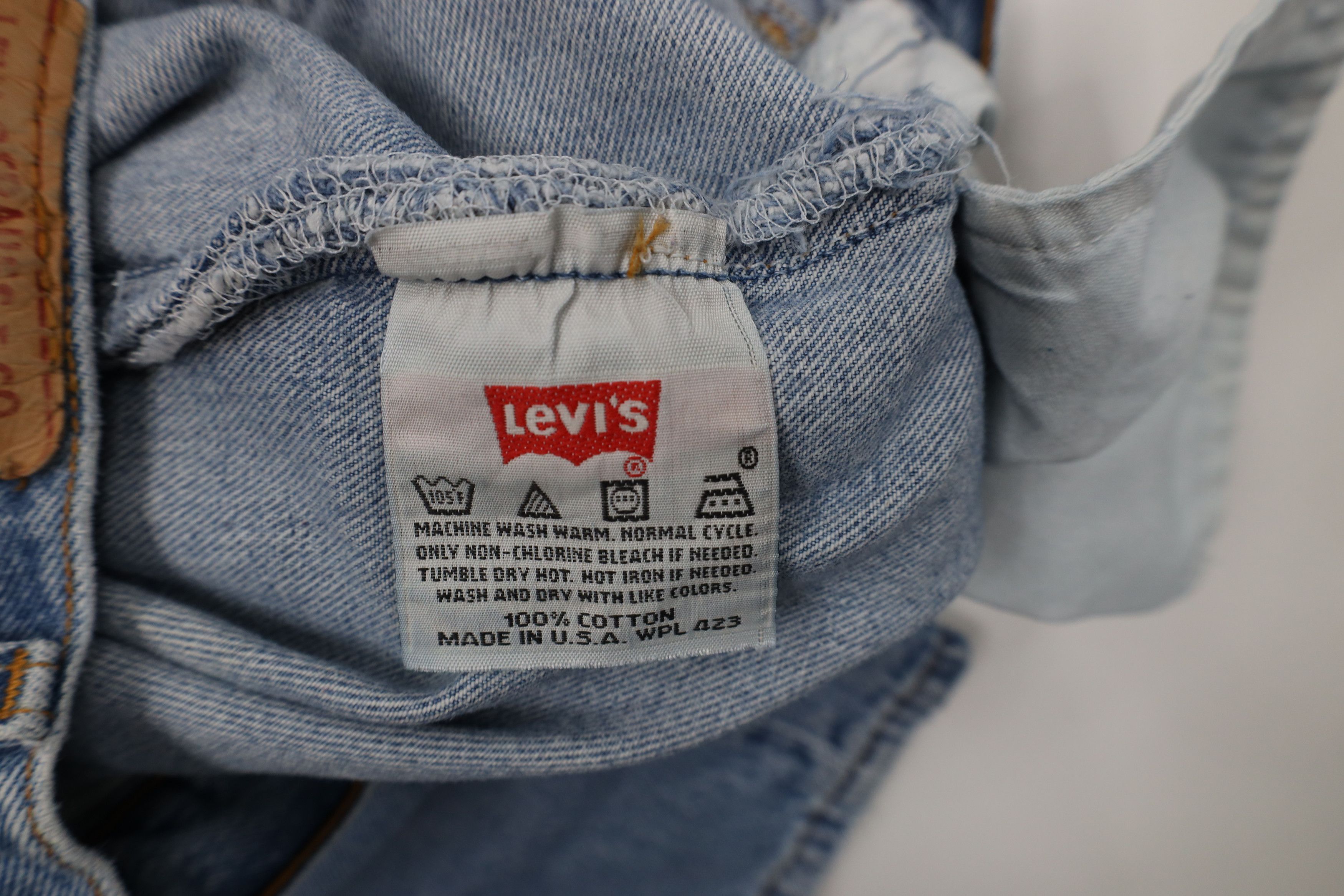 Levi's Vintage 90s Levis 501xx Fly Original Straight Jeans USA Size US 38 / EU 54 - 9 Thumbnail