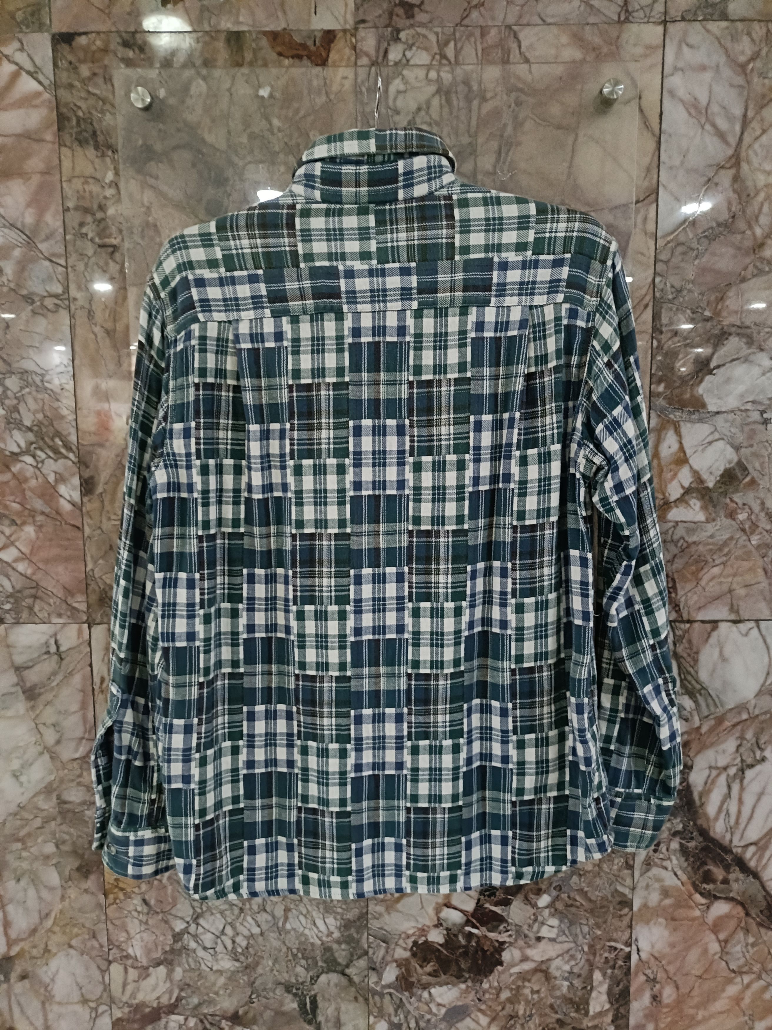 Eddie Bauer Eddie Bauer patchwork pattern flannel shirt Size US S / EU 44-46 / 1 - 5 Thumbnail