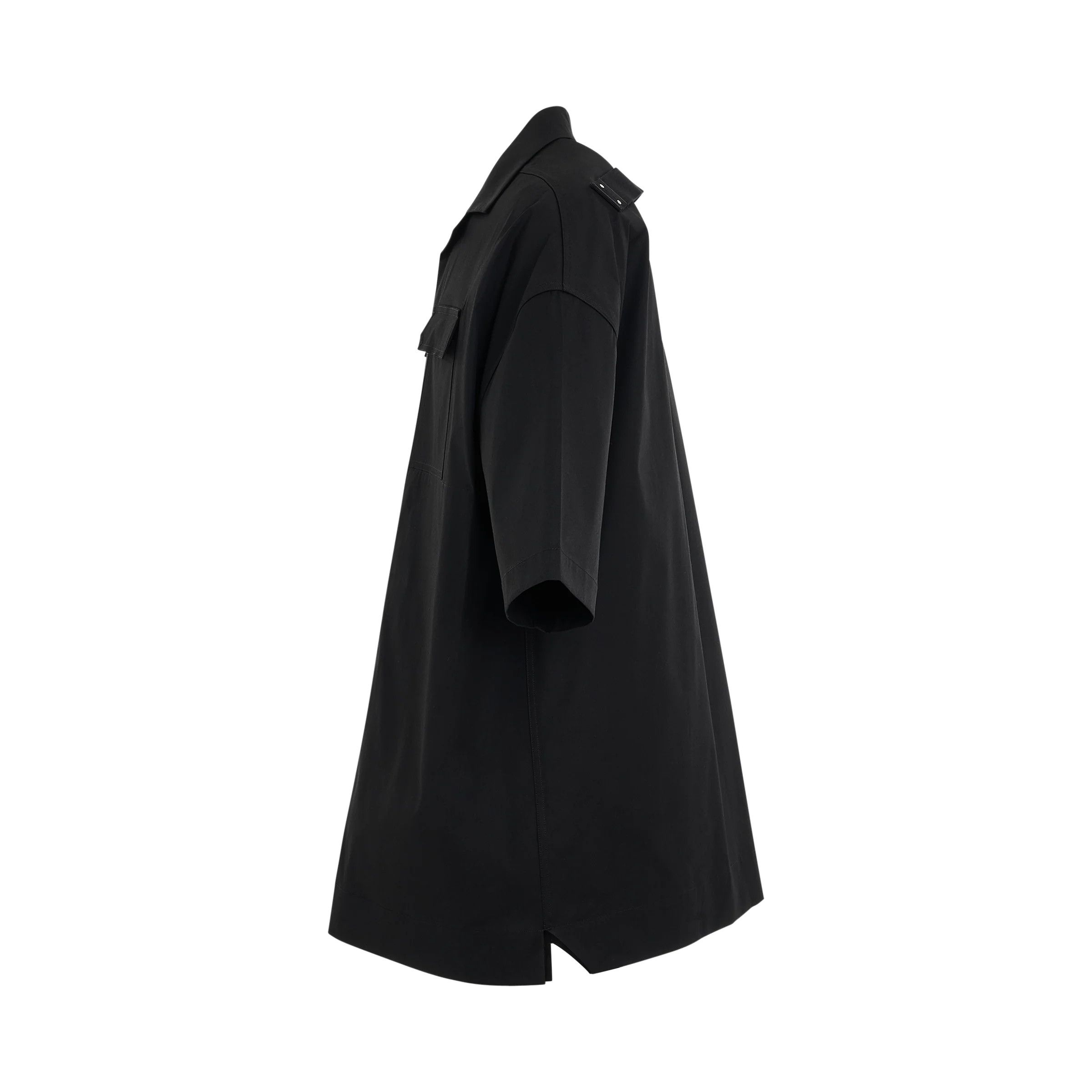 Rick Owens o1mris0824 Magnum Tommy Shirt in Black Size US M / EU 48-50 / 2 - 3 Thumbnail